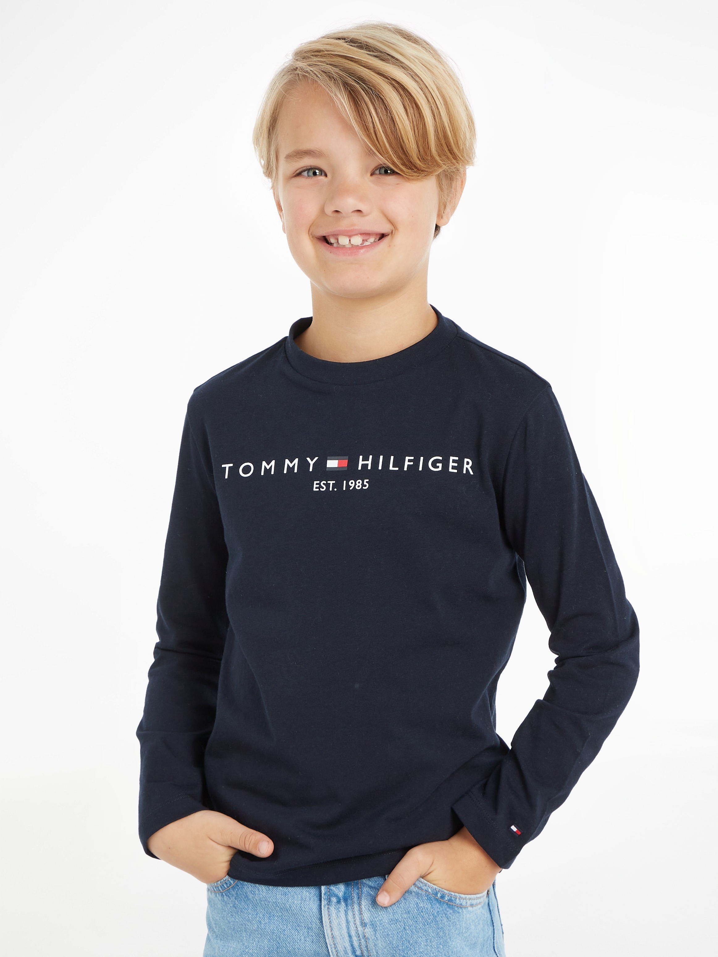 Tommy Hilfiger Langarmshirt »U ESSENTIAL TEE L/S«, Babys bis 2 Jahre