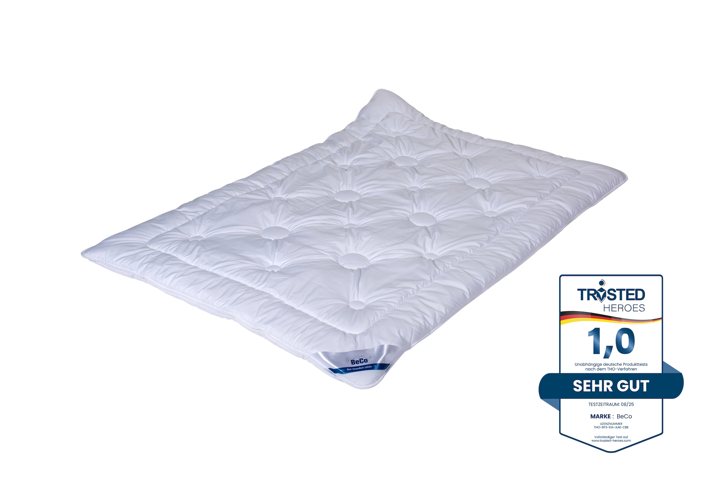Beco Microfaserbettdecke »Bettdecke Royal Soft Duo, Bettdecken mit Handmassagegerät GRATIS dazu!«, warm, Füllung Polyester, Bezug Microfaser, (1 St.), Bettdecke 135x200 cm, 155x220 cm, exzellente Klimaeigenschaften