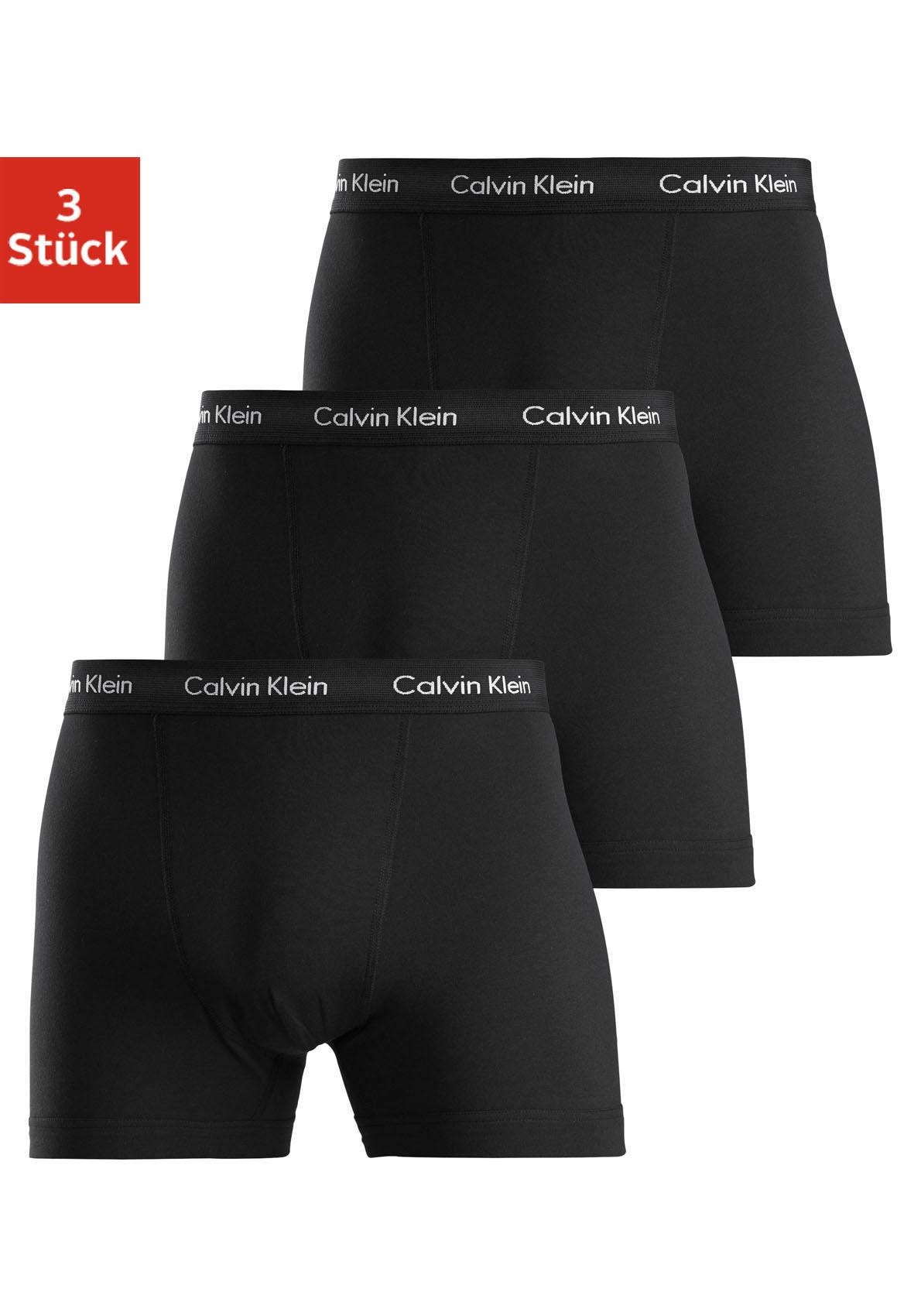 Calvin Klein Underwear Boxer »CK BOXER BRIEF 3PK« 3 Stk. in uni schwarz mit Logoschriftzug