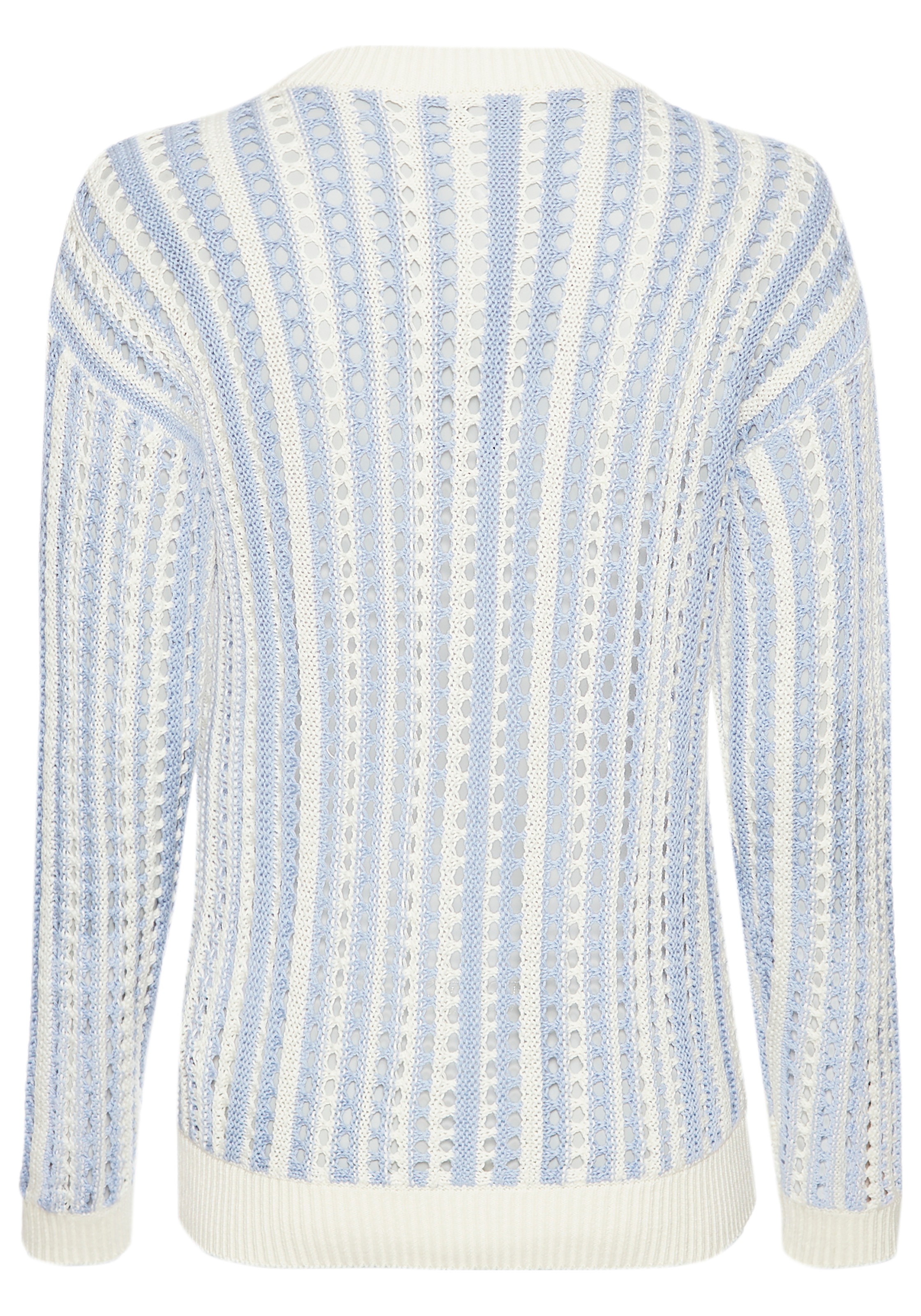 Laura Scott Ajourstrickjacke, aus Ajourstrick
