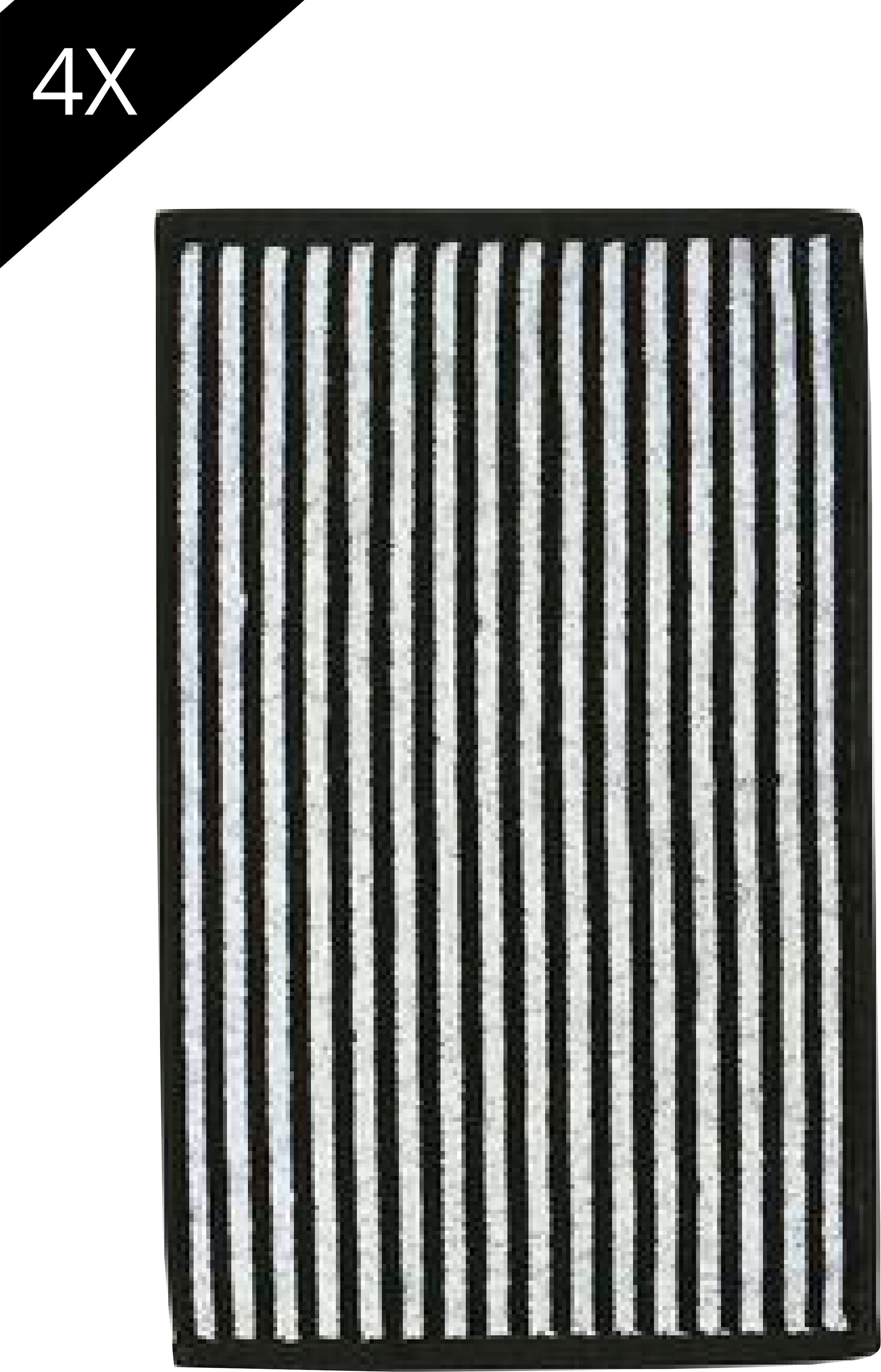 ❤ done.® Handtuch Set »Daily Shapes Stripes«, Set, 4 tlg., Jacquard- Walkfrottier, Gästehandtücher, mit Jacquard-Muster, gestreift entdecken im  Jelmoli-Online Shop