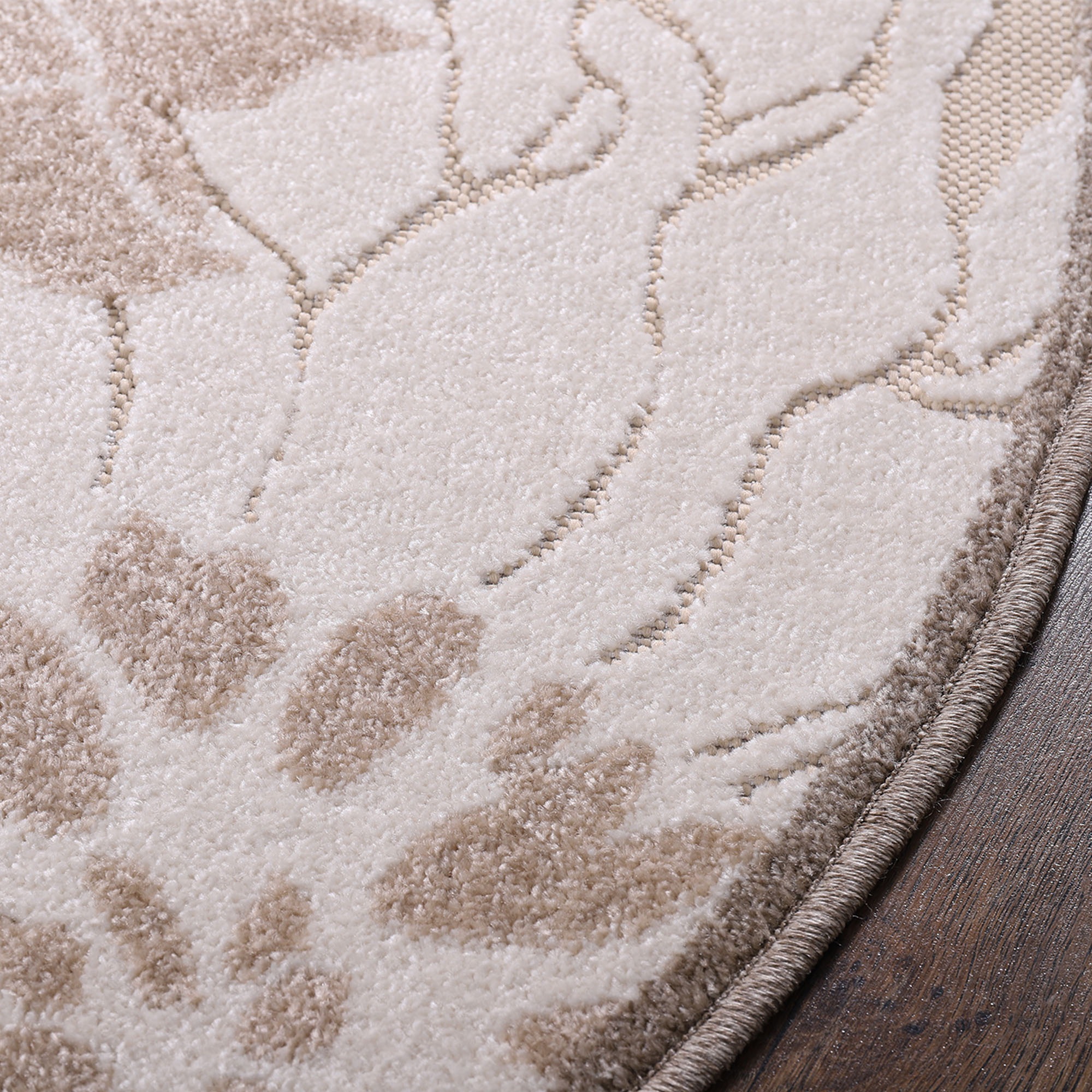 Sanat Teppich »Floral 2 Outdoor«, rund, 6 mm Höhe, In- und Outdoor geeignet, florales Design, Balkon, Terasse