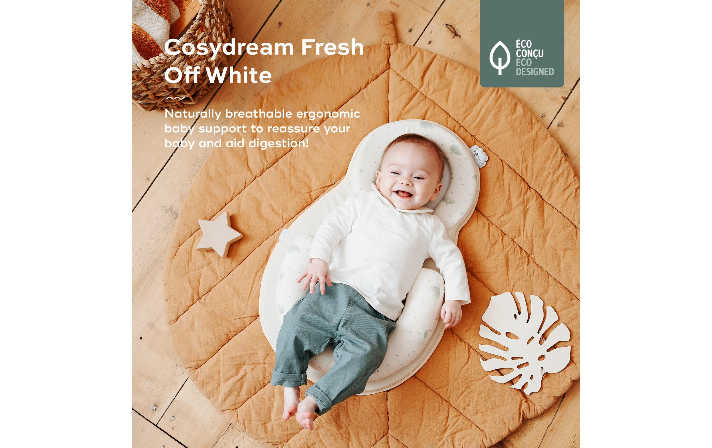 BABYMOOV Nackenkissen »Cosydream Fresh Mineral Beige«