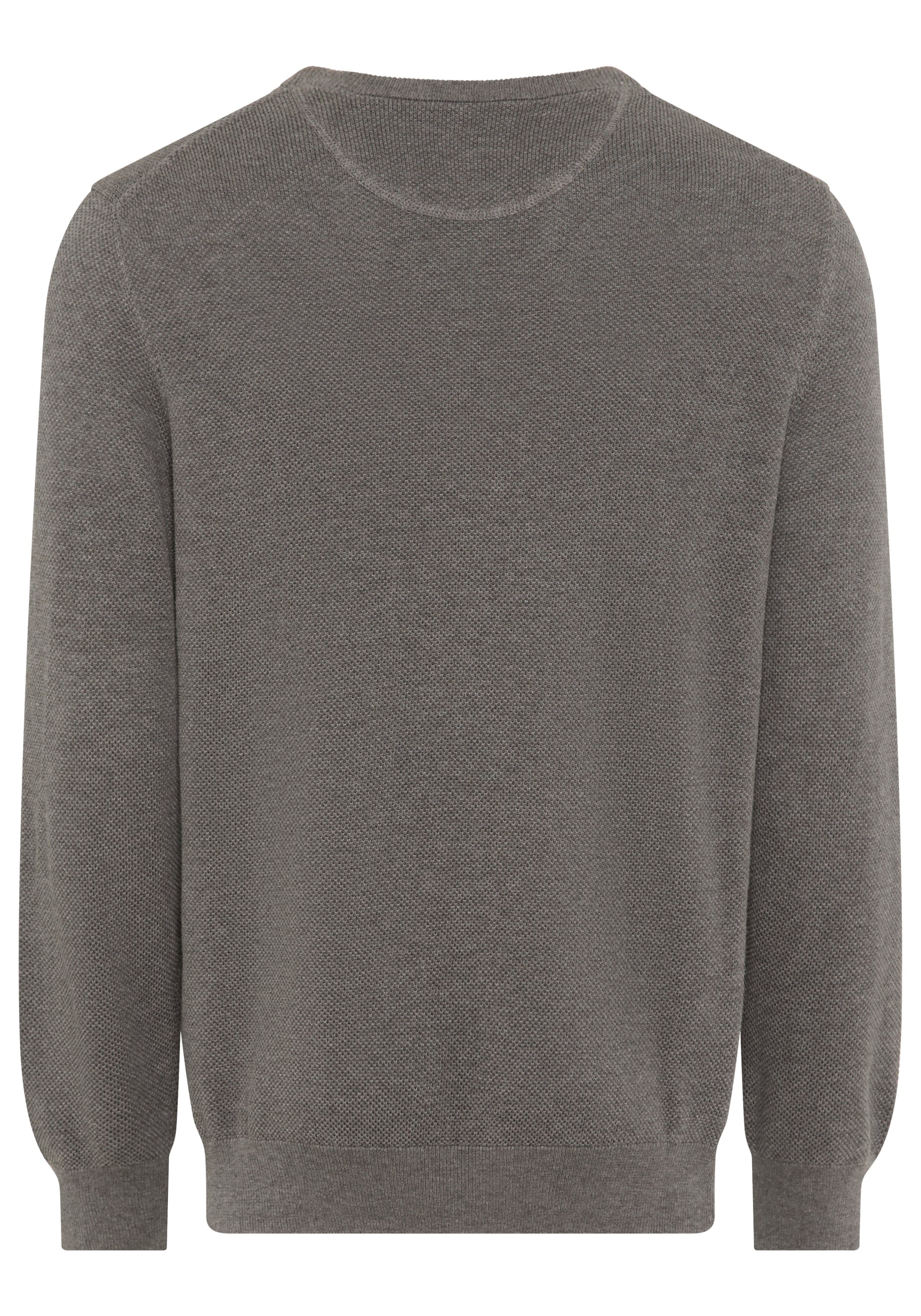 Gant Rundhalspullover »COTTON PIQUE C-NECK«, mit Logostickerei auf der Brust