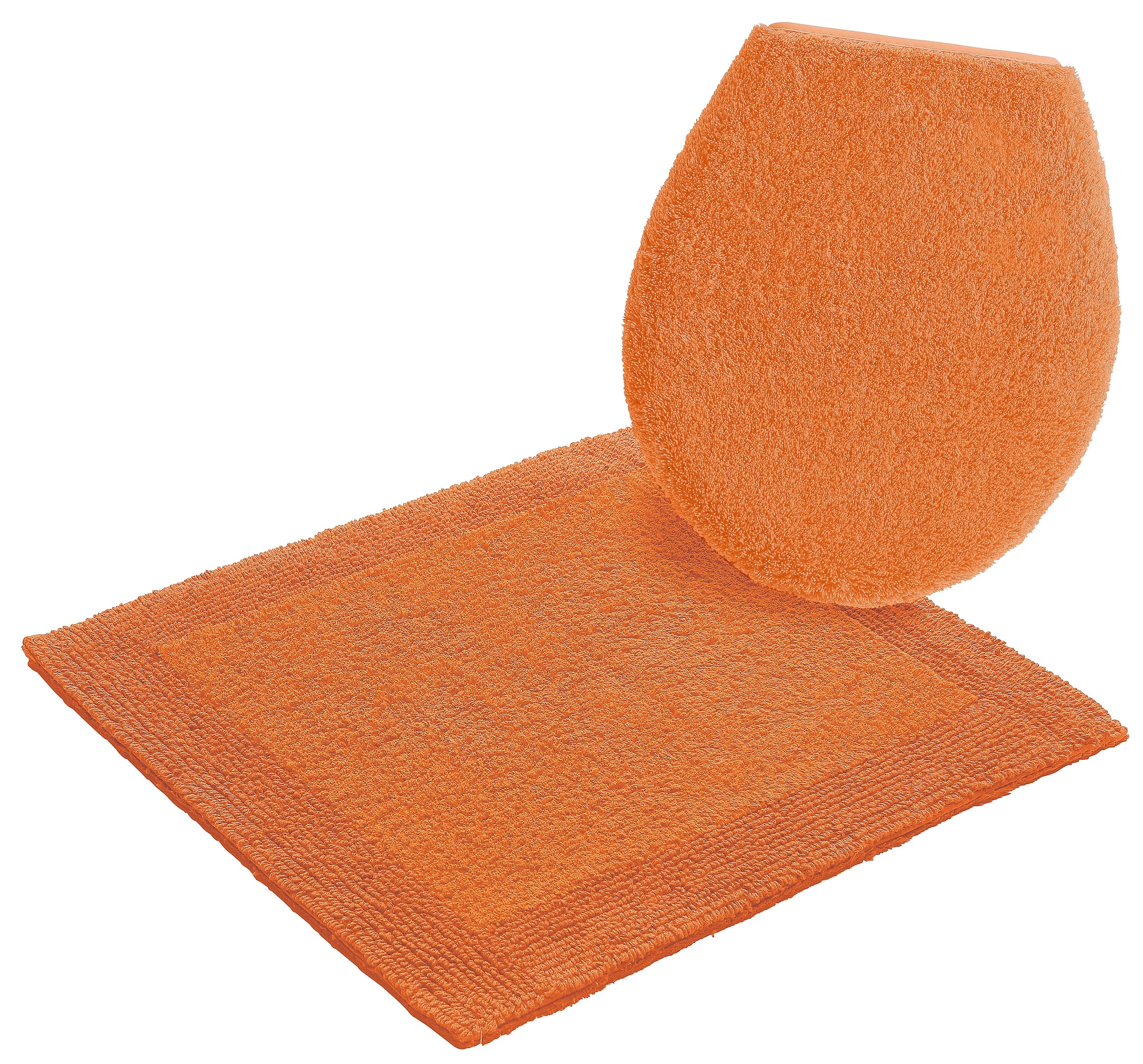my home Badematte »Kapra, Badvorleger, Badezimmer Teppich«, beidseitig nutzbar-fussbodenheizungsgeeignet-strapazierfähig, mit Bordüre, Badteppich, Badematte