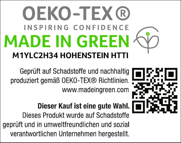 my home Spannbettlaken »Litschi«, (1 St.), für Topper auf Boxspringbetten geeignet, 100% Baumwolle, Topper Spannbettlaken aus Jersey mit Gummizug, Made in Green zertifiziert