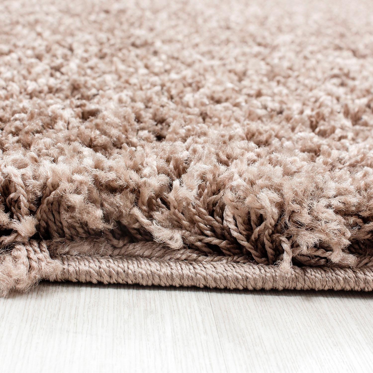 Ayyildiz Teppiche Hochflor-Teppich »Life Shaggy 1500«, rund, 30 mm Höhe, auch in rechteckig, Wohnzimmer, Langflor, grosse Farbauswahl