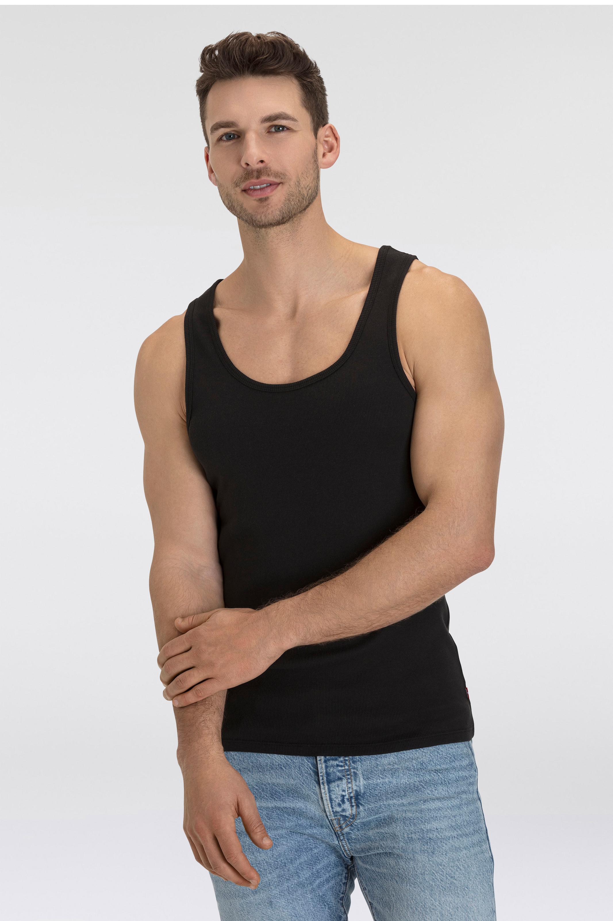 Levi's® Ripptanktop »Pride Rib Tank - 2 Pack«, (Packung, 2 tlg., 2er), in Schwarz und Weiss