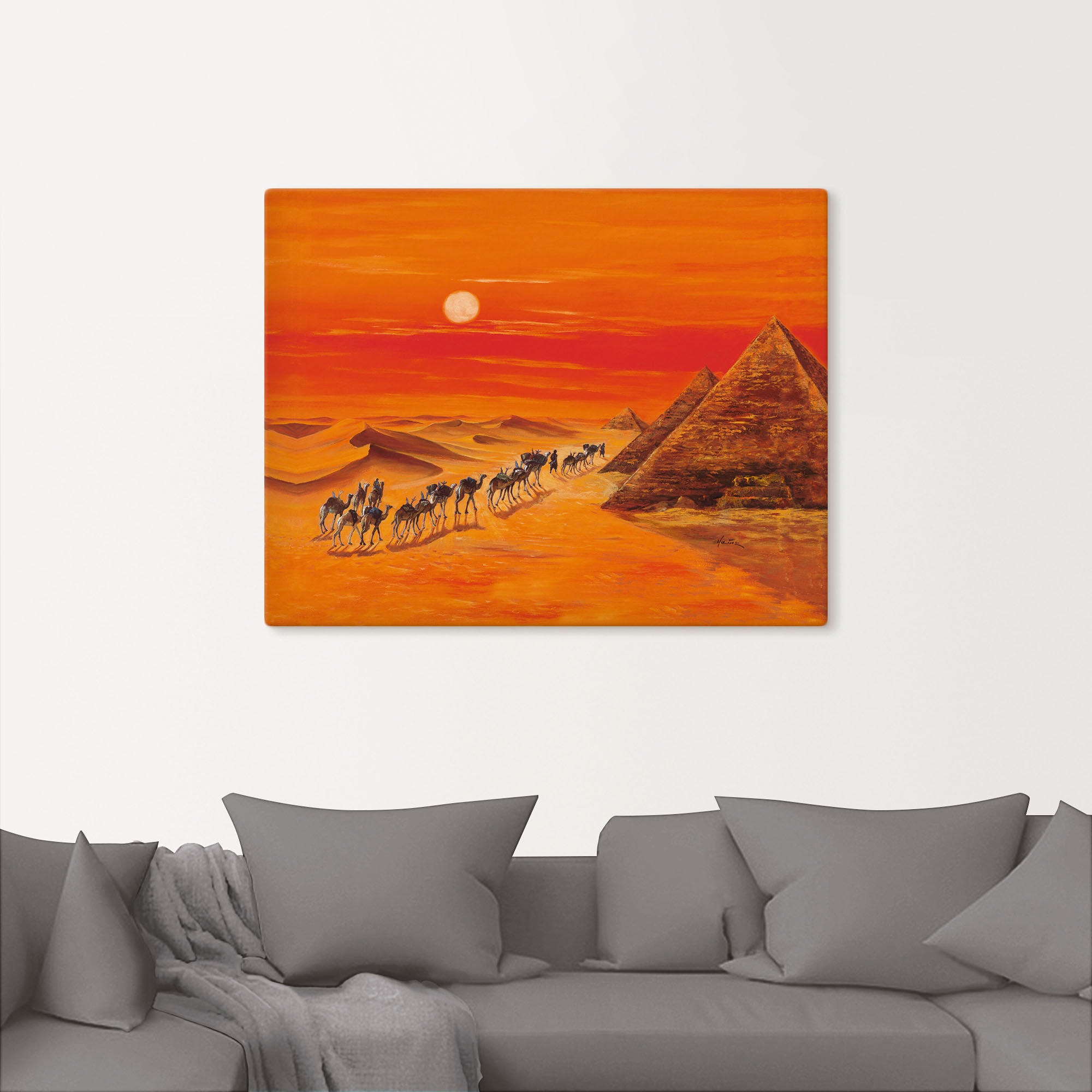 Artland Wandbild »Karawane II«, Afrika, (1 St.), als Alubild, Outdoorbild, Leinwandbild in verschied. Grössen