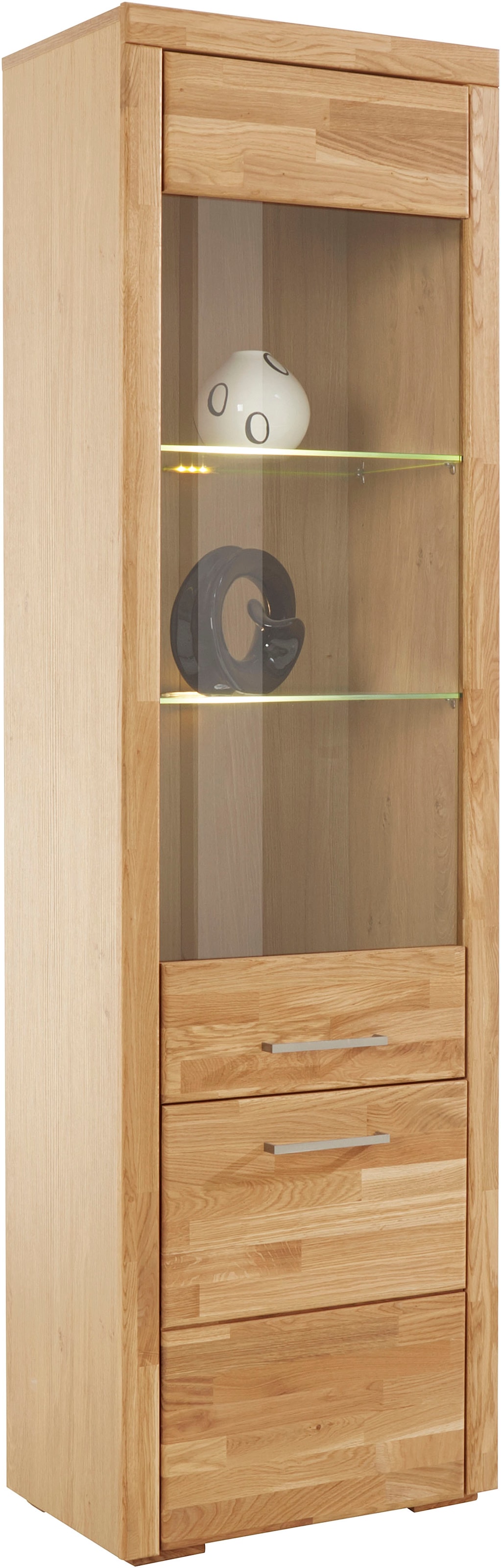Home affaire Vitrine »Falco«, Fronten in Massivholz