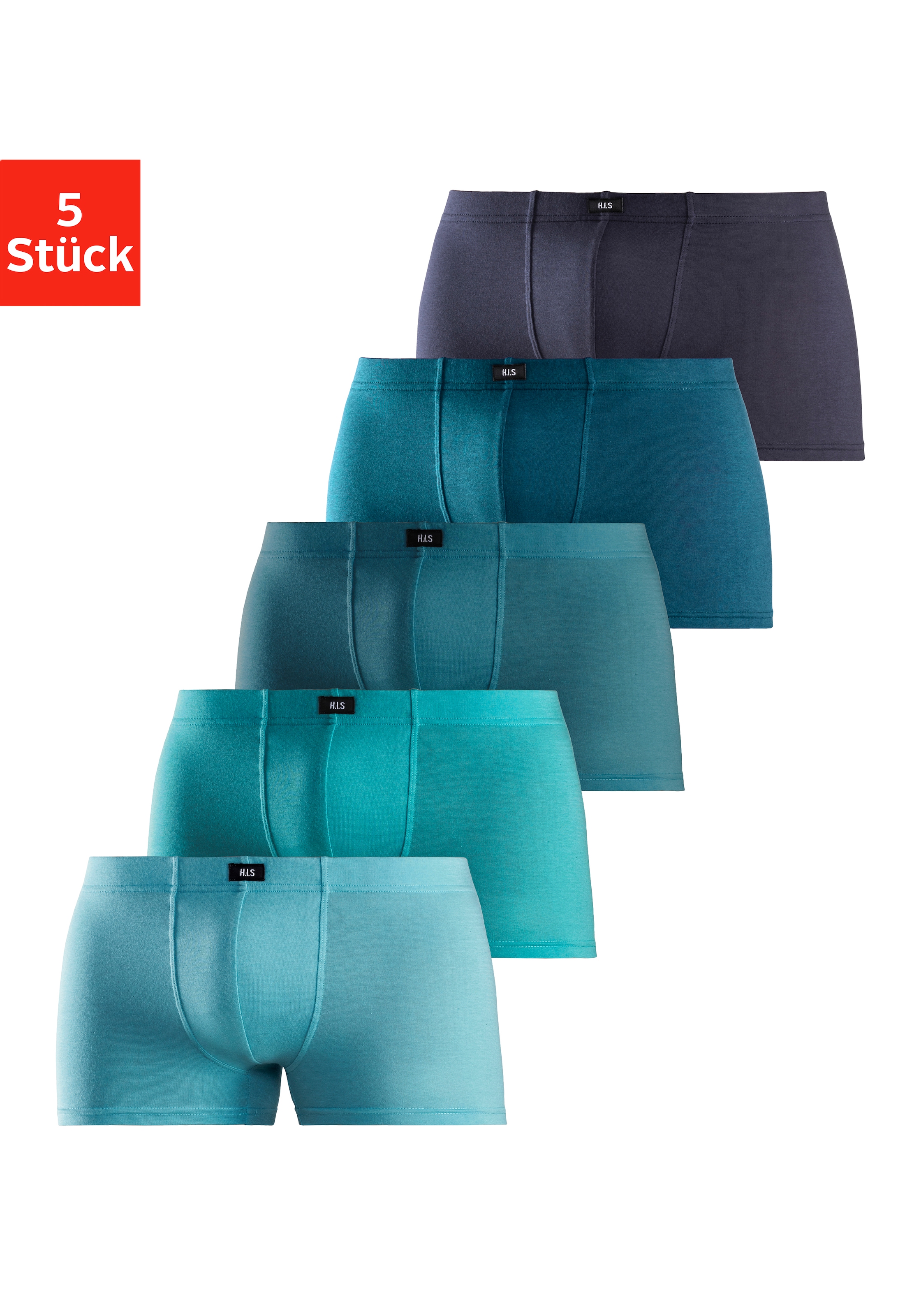 H.I.S Boxer »Boxershorts für Herren« Packung, 5 Stk. aus Baumwolle