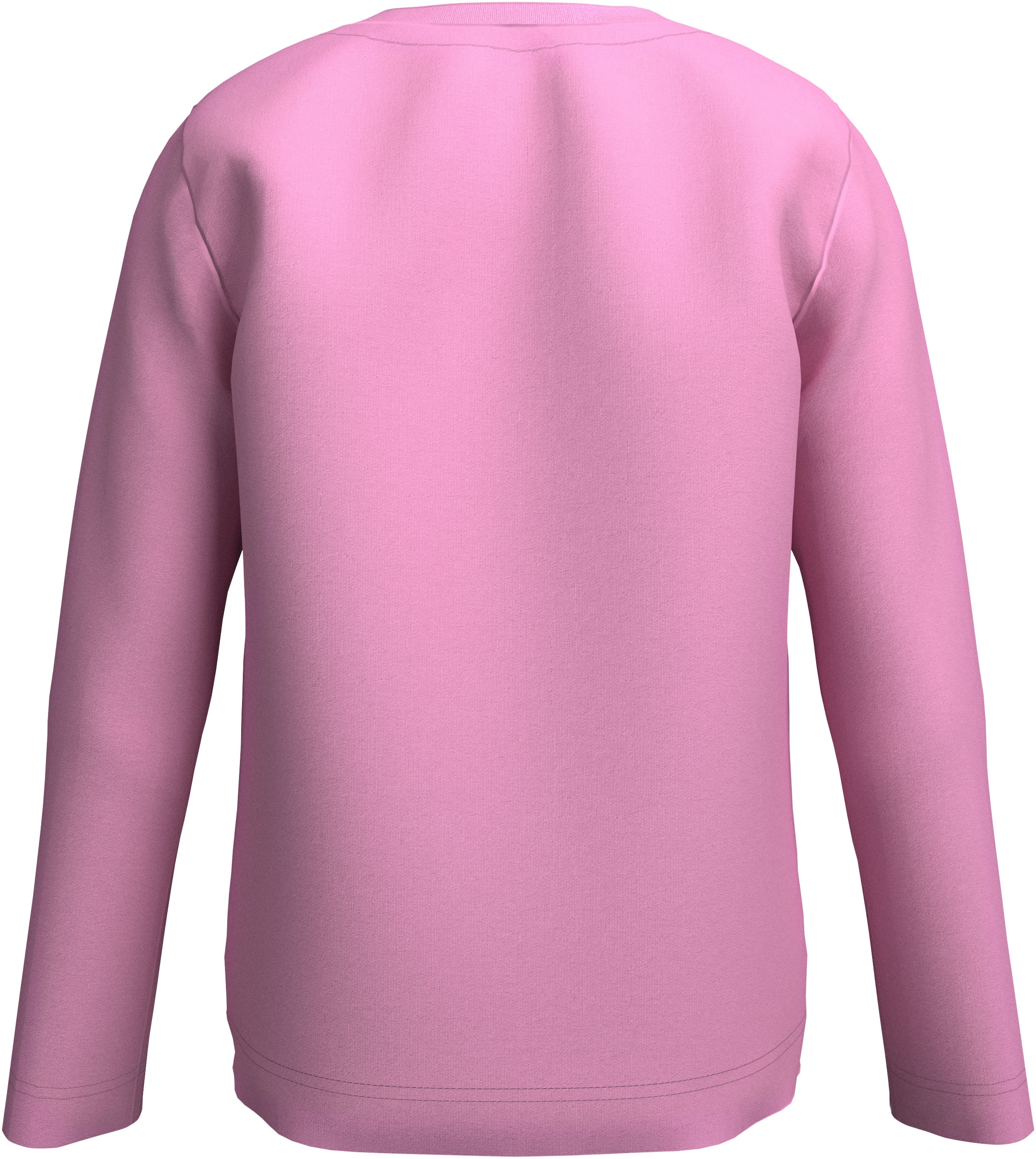 KIDSWORLD Langarmshirt »2er Pack 1x uni + 1x geringelt Langarmshirts«, (2 tlg.), 2er Pack Shirts mit Regenbogen und Ringel