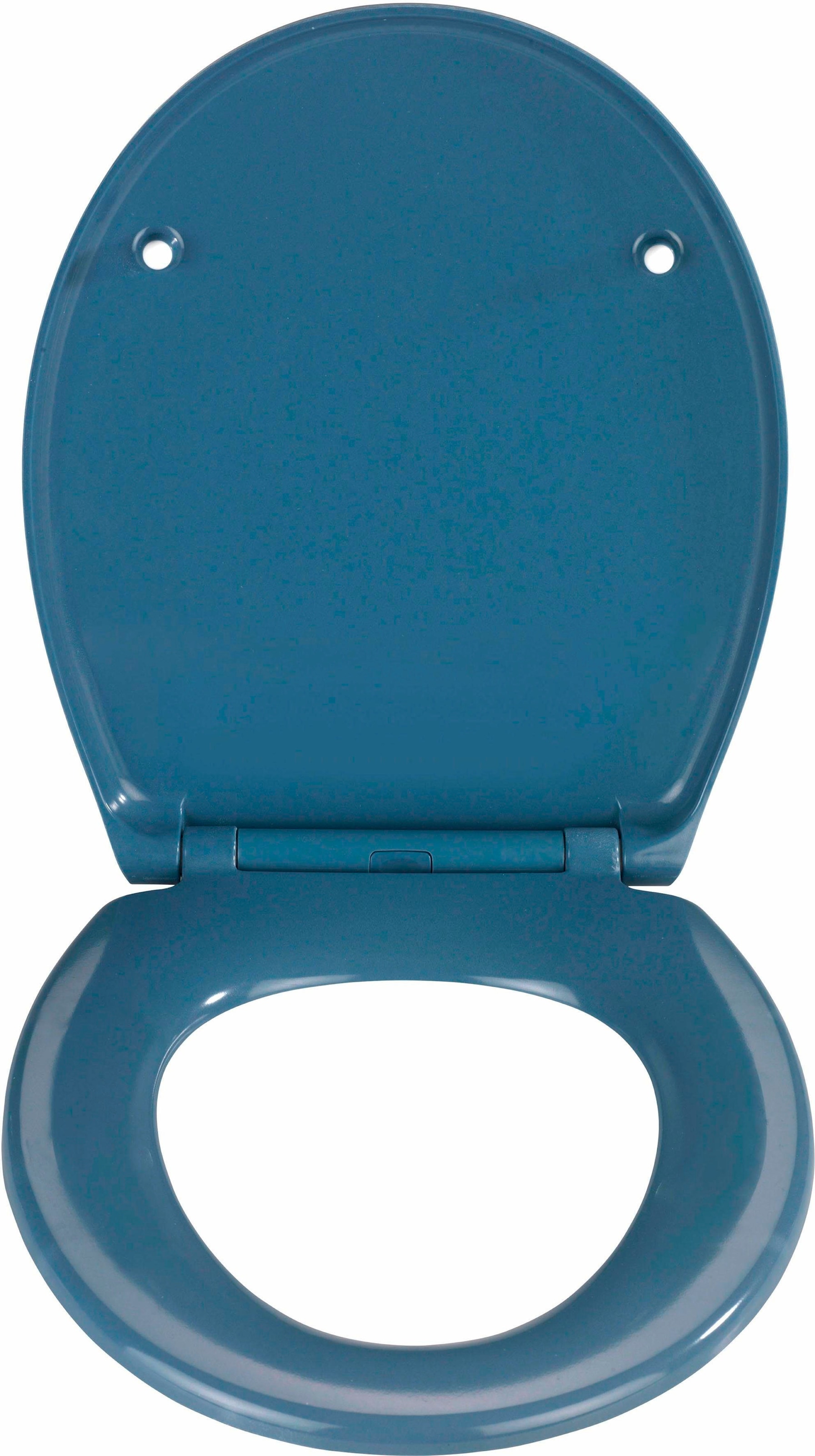 WENKO WC-Sitz »Samos Slate Blue«
