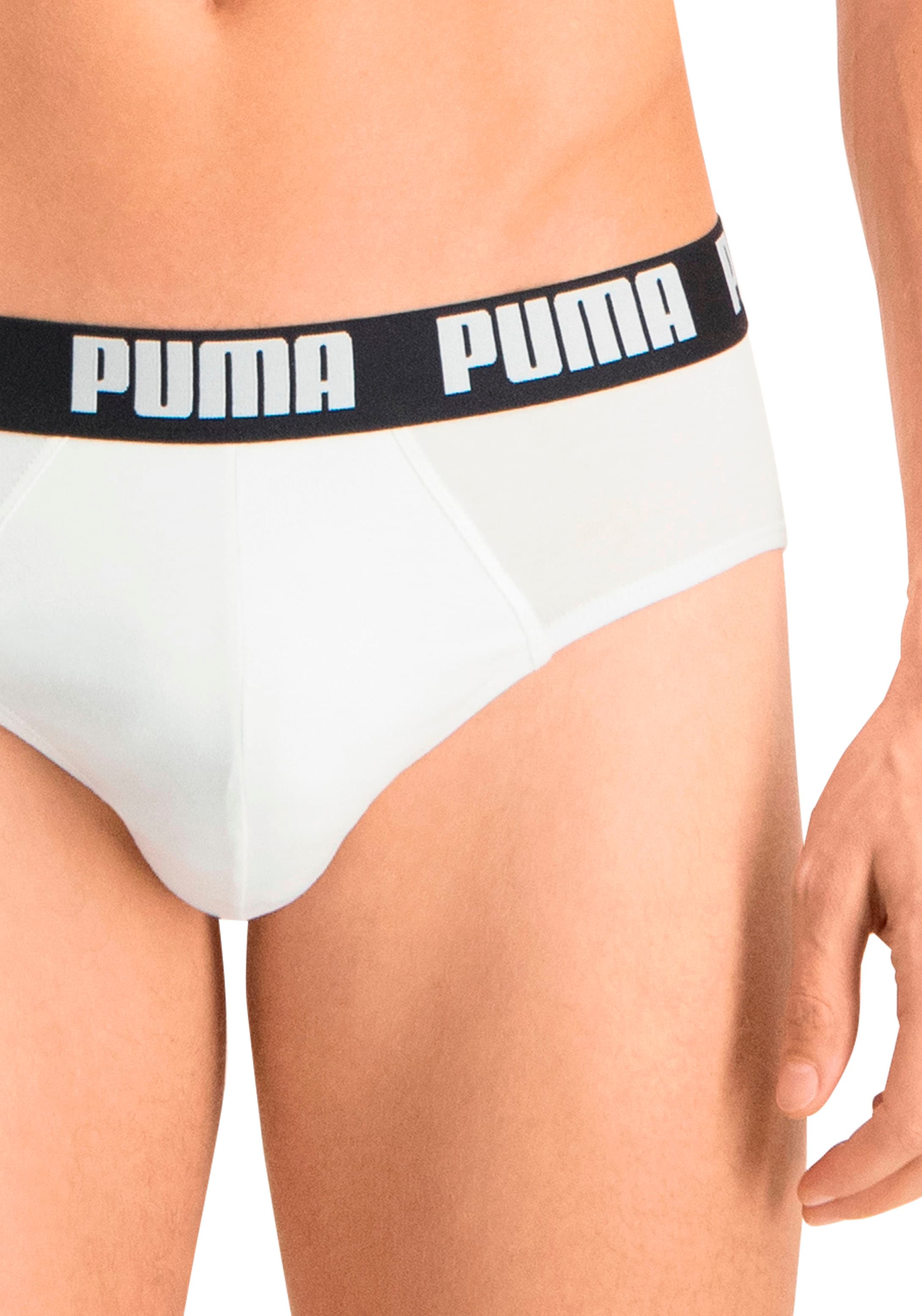 PUMA Slip, (Packung, 2er-Pack), mit breitem Logobund