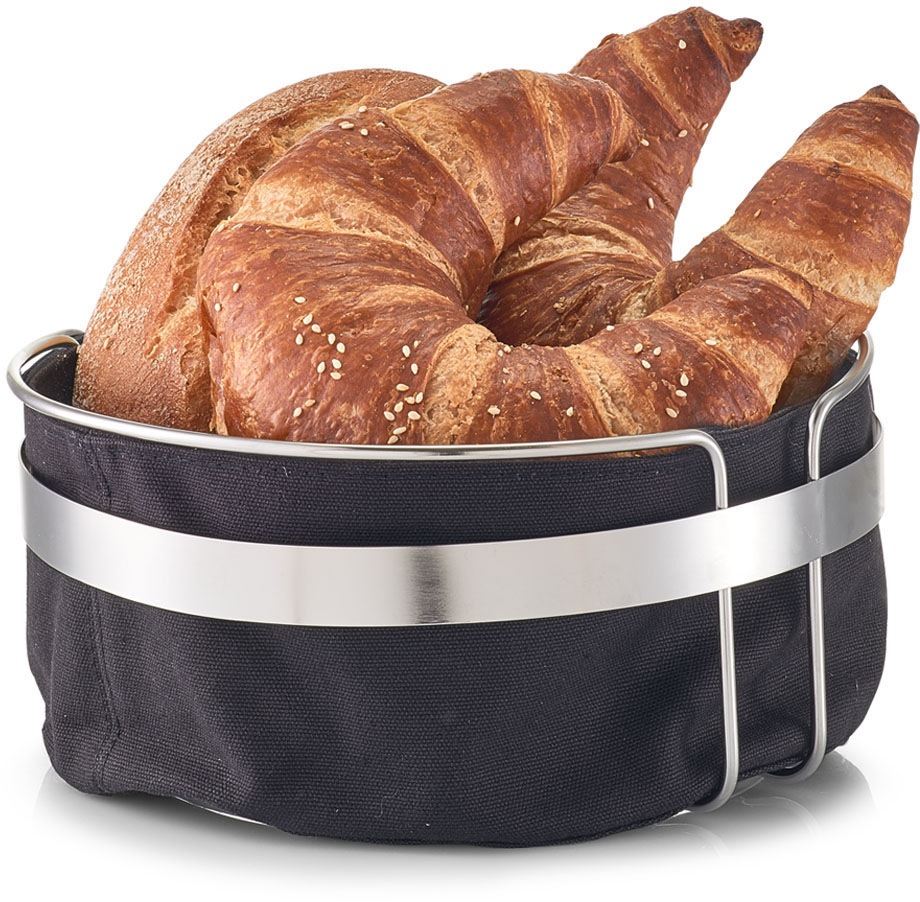 Zeller Present Brotkorb mit Stofftasche
