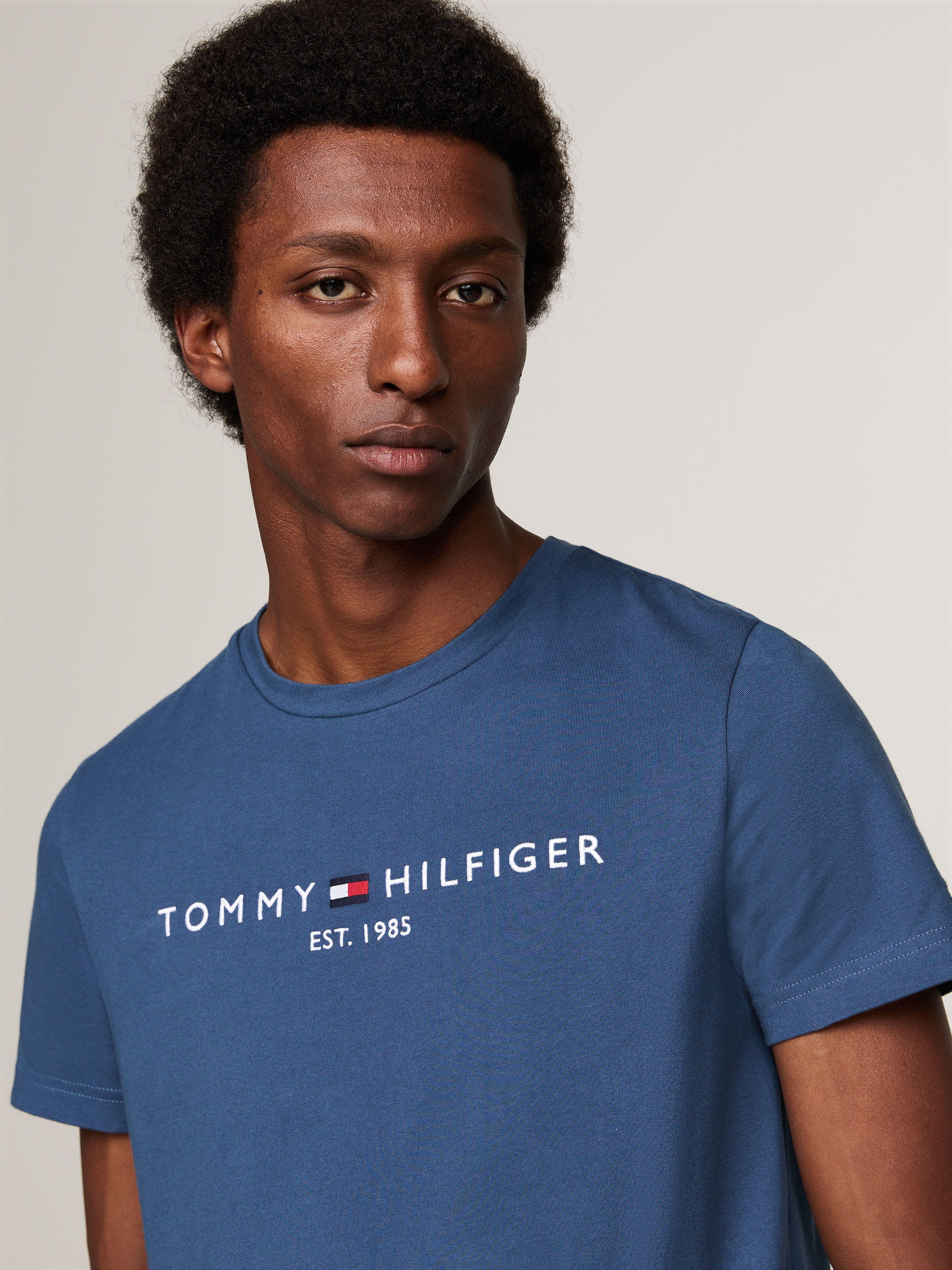 Tommy Hilfiger T-Shirt »TOMMY LOGO TEE«, aus reiner Baumwolle