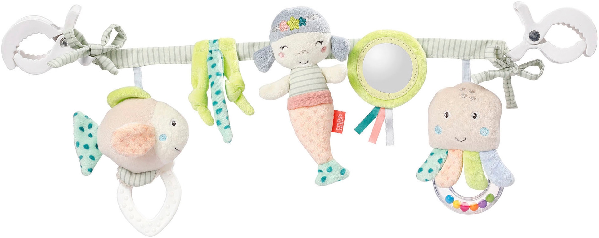 Fehn Kinderwagenkette »Meereskinder«, zum Aufhängen an Kinderwagen, Babyschale, Bett, Wiege & Spielbogen