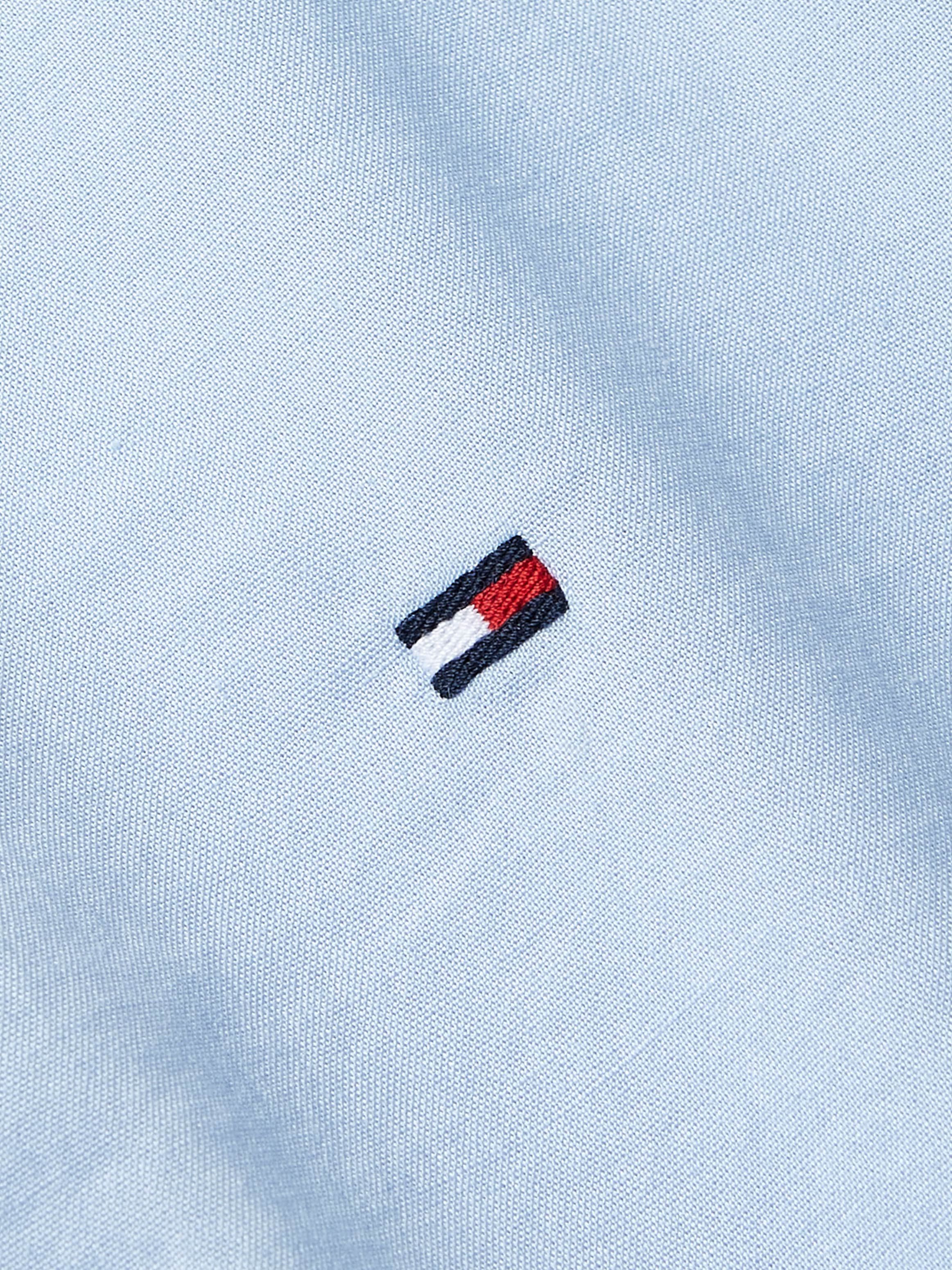 Tommy Hilfiger Langarmhemd »FLEX POPLIN RF SHIRT«, mit Tommy Hilfiger Labelschild innen an der Knopfleiste