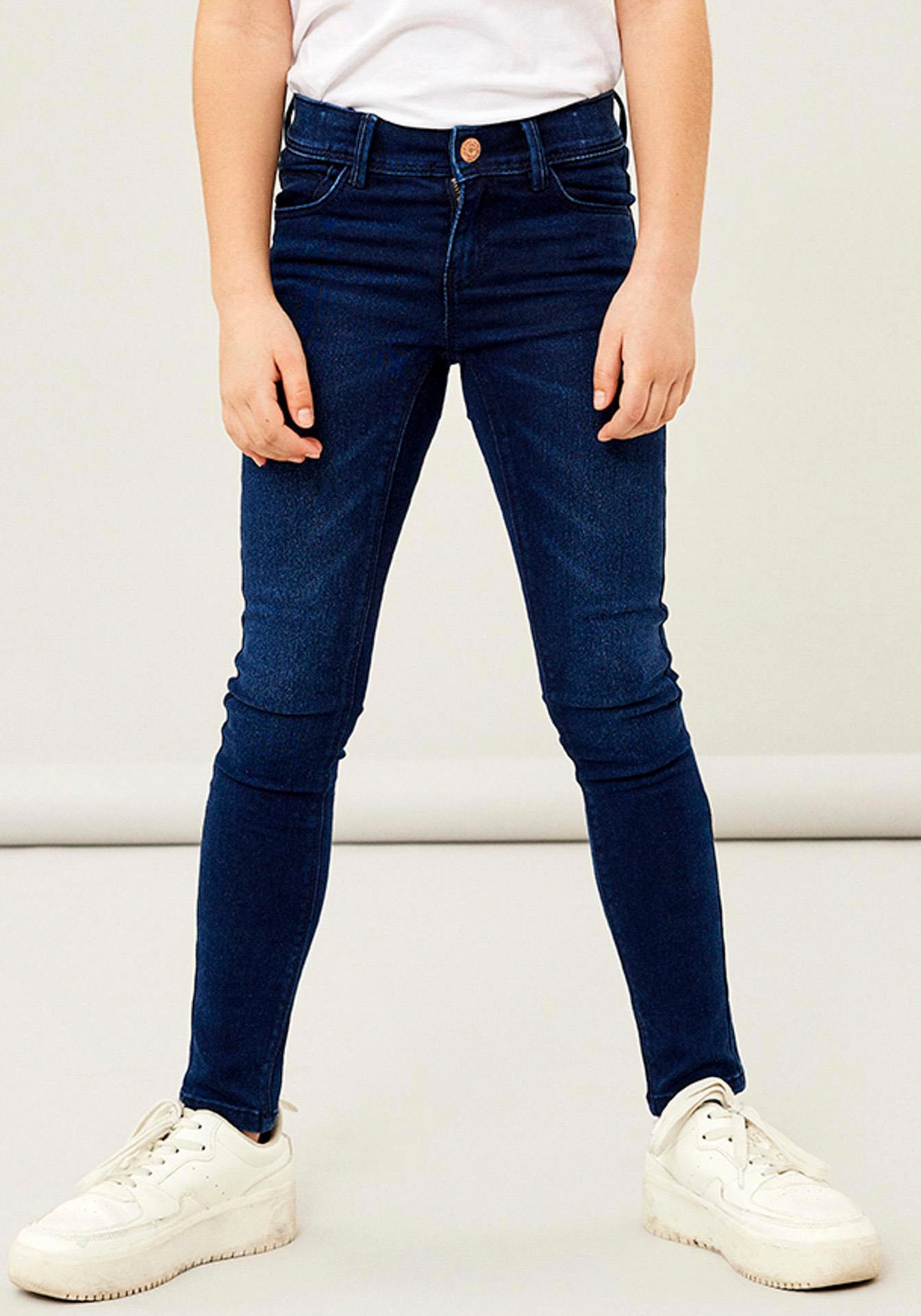✵ Name It Stretch-Jeans »NKFPOLLY DNMTAX PANT«, aus bequemem Stretchdenim  online entdecken | Jelmoli-Versand