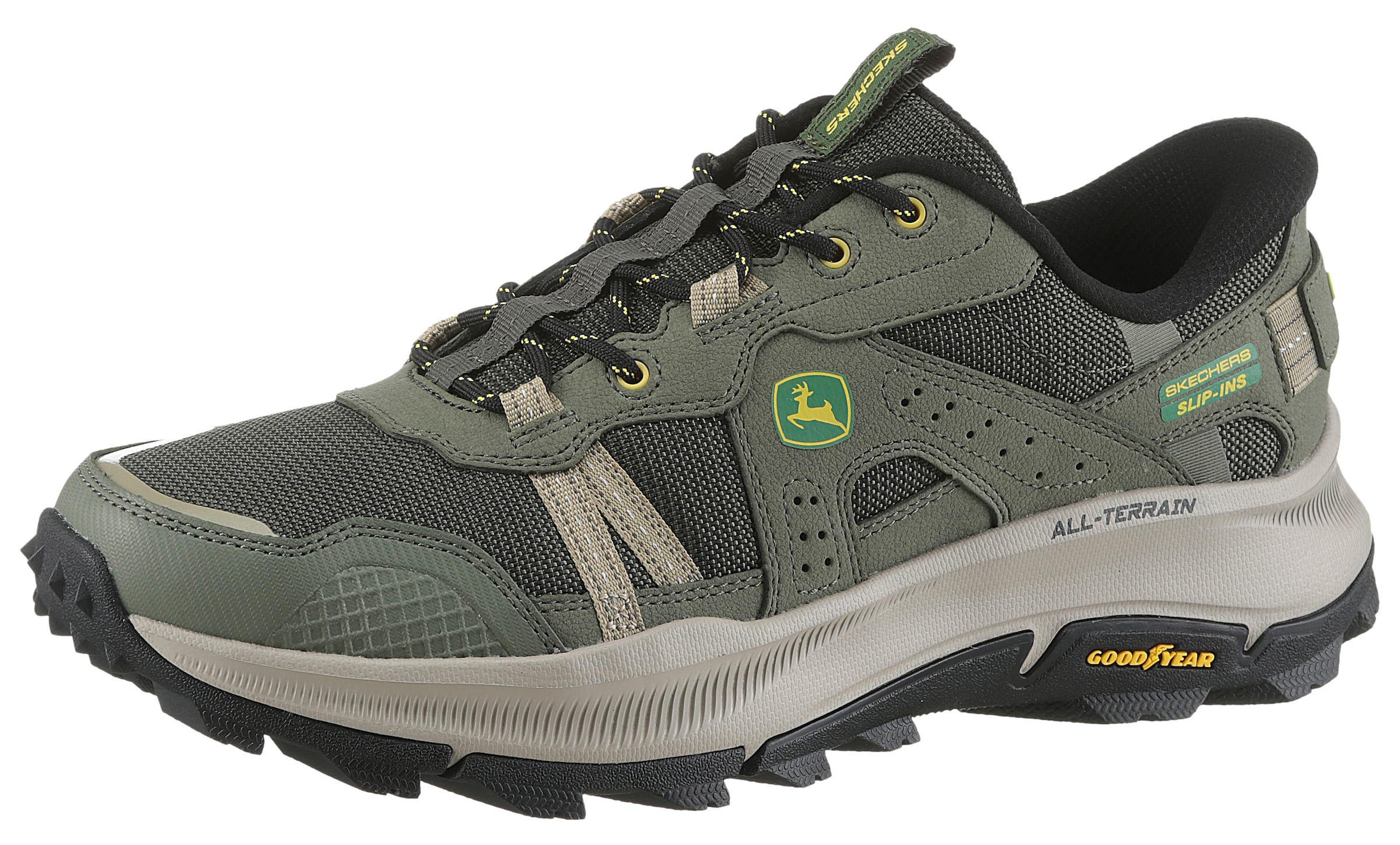 Skechers Slip-On Sneaker "EQUALIZER 5.0 TRAIL JOHN DEERE-HARVESTER" Schnürschuh mit John Deere Collaboration