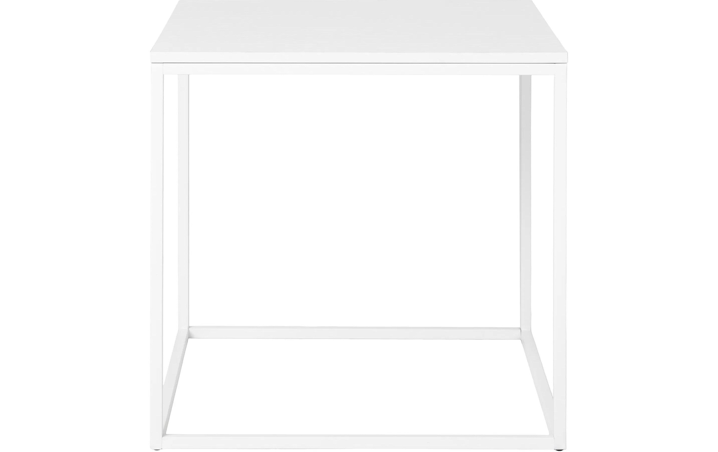 House Nordic Beistelltisch »Vita 45 x 45 cm Weiss«
