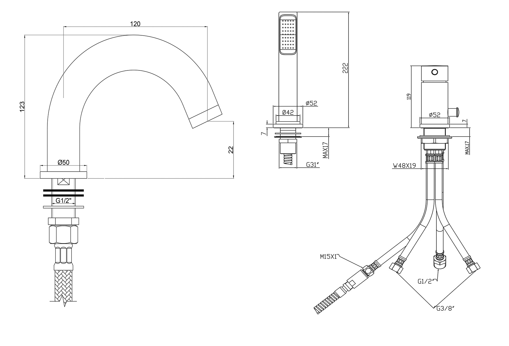 OTTOFOND Wannenarmatur »S3000«, (1 St.)