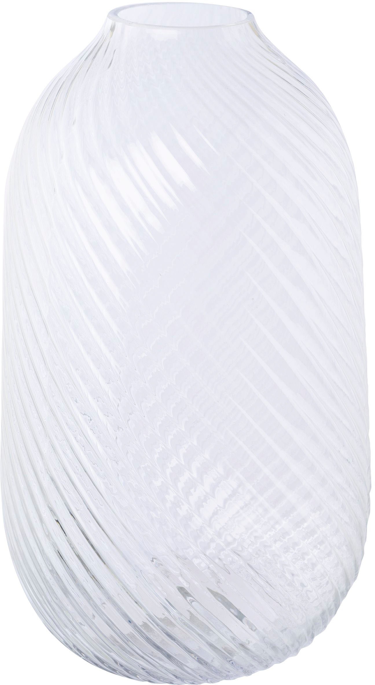 Home affaire Tischvase »Marenne«, (1 St.), aus Glas, mit wunderschönem Schliff