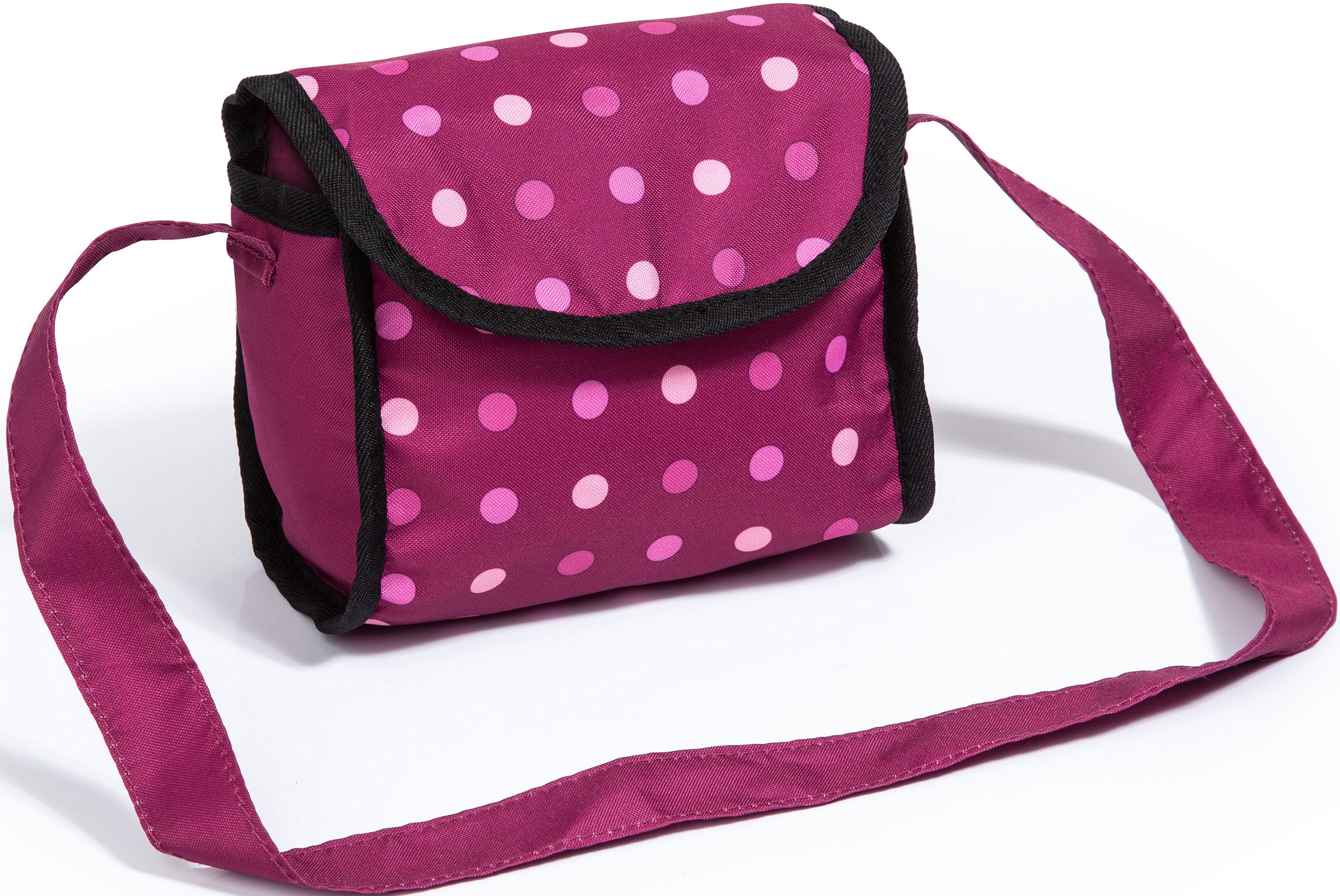 Bayer Puppenwagen »Trendy, bordeaux«, mit Wickeltasche