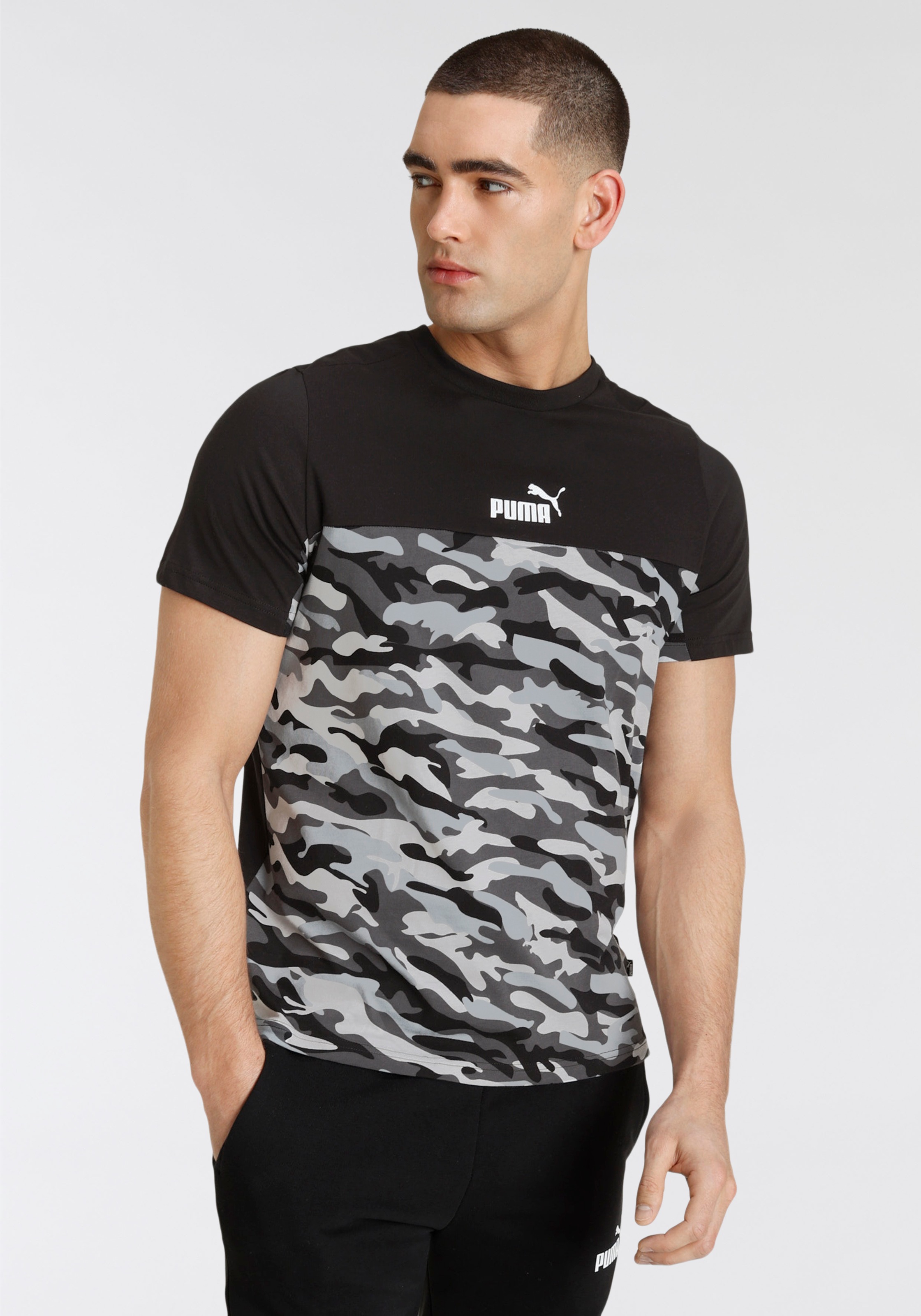 PUMA T-Shirt »ESS BLOCK CAMO TEE« kaufen