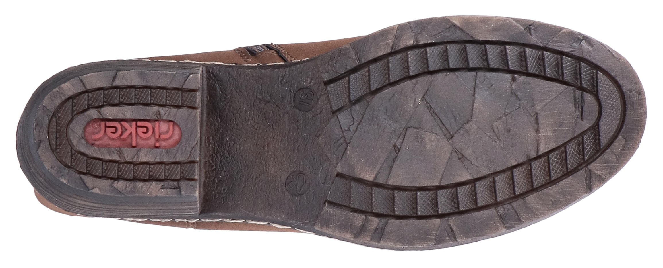 Rieker Westernstiefel, Cowboystiefel, Blockabsatz, mit Innenreissverschluss
