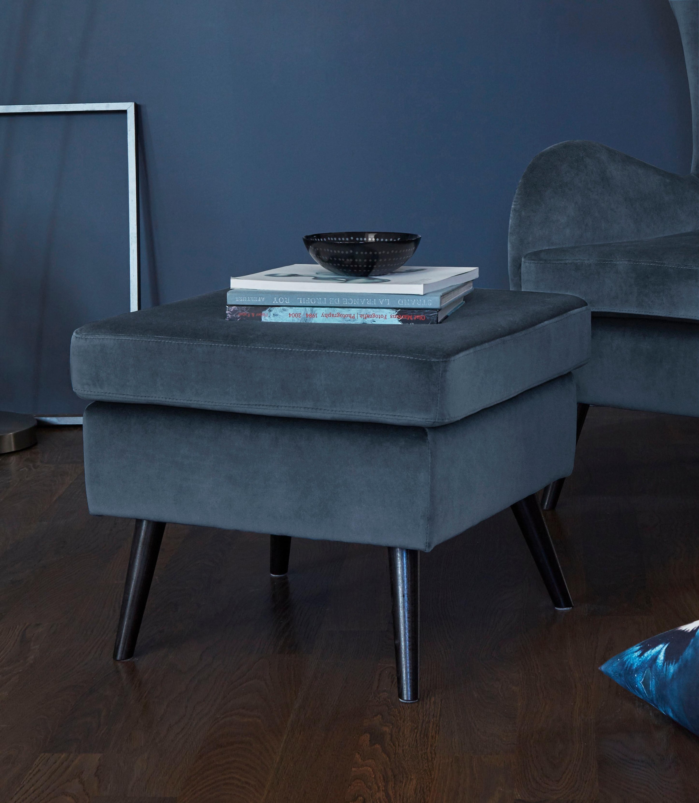 Home affaire Hocker »Salla«, Bezug auch in Luxus-Microfaser in Teddyfelloptik