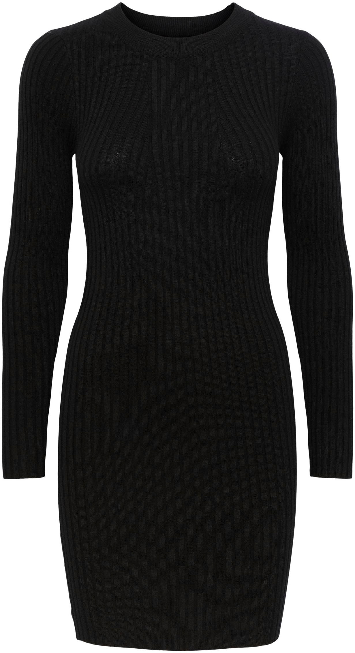 pieces Strickkleid »PCCRISTA | BC« shoppen KNIT LS NOOS DRESS Jelmoli-Versand O-NECK online