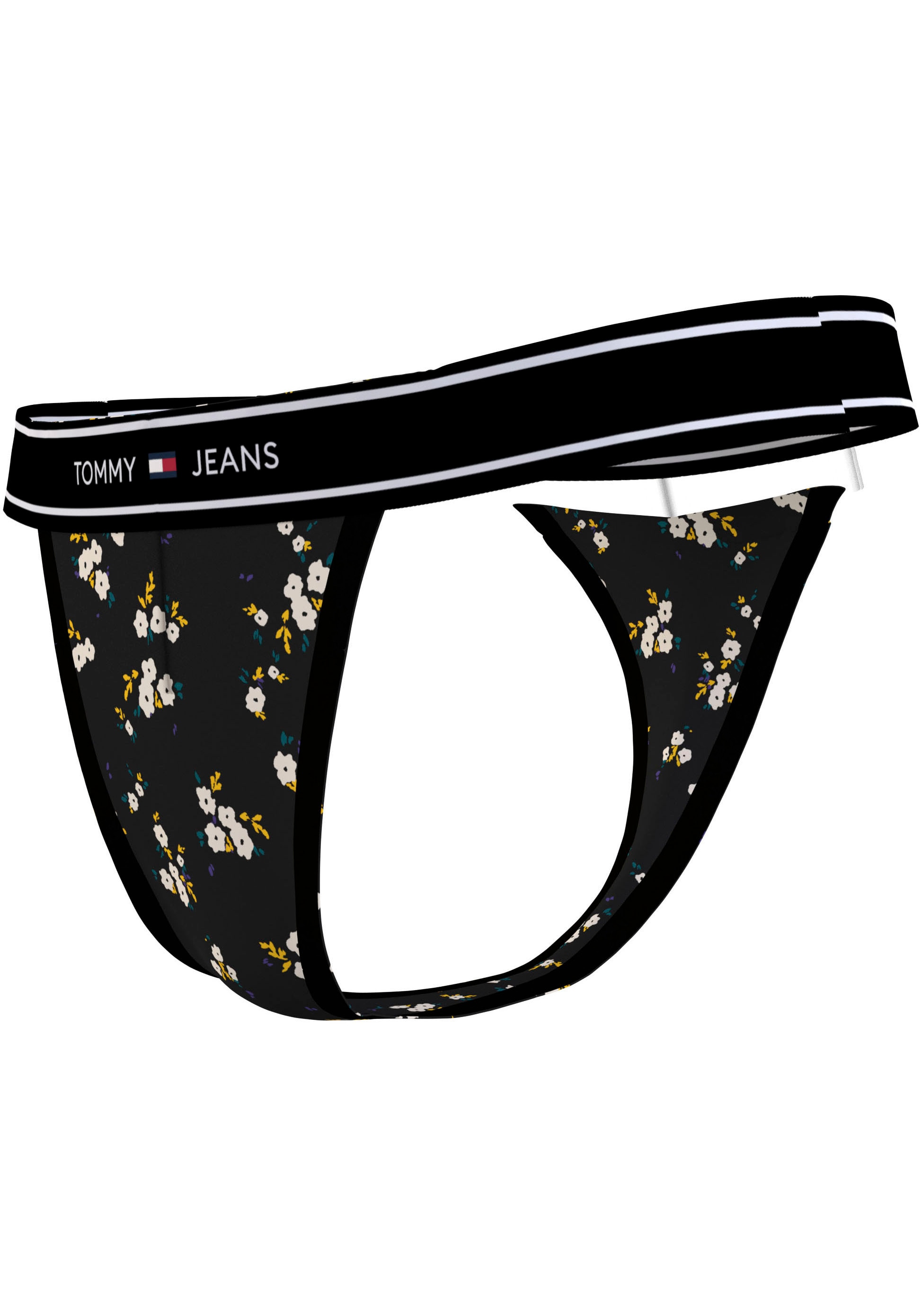 Tommy Hilfiger Underwear Tanga »TANGA THONG PRINT«, mit Blumenprint, Logoschriftzug