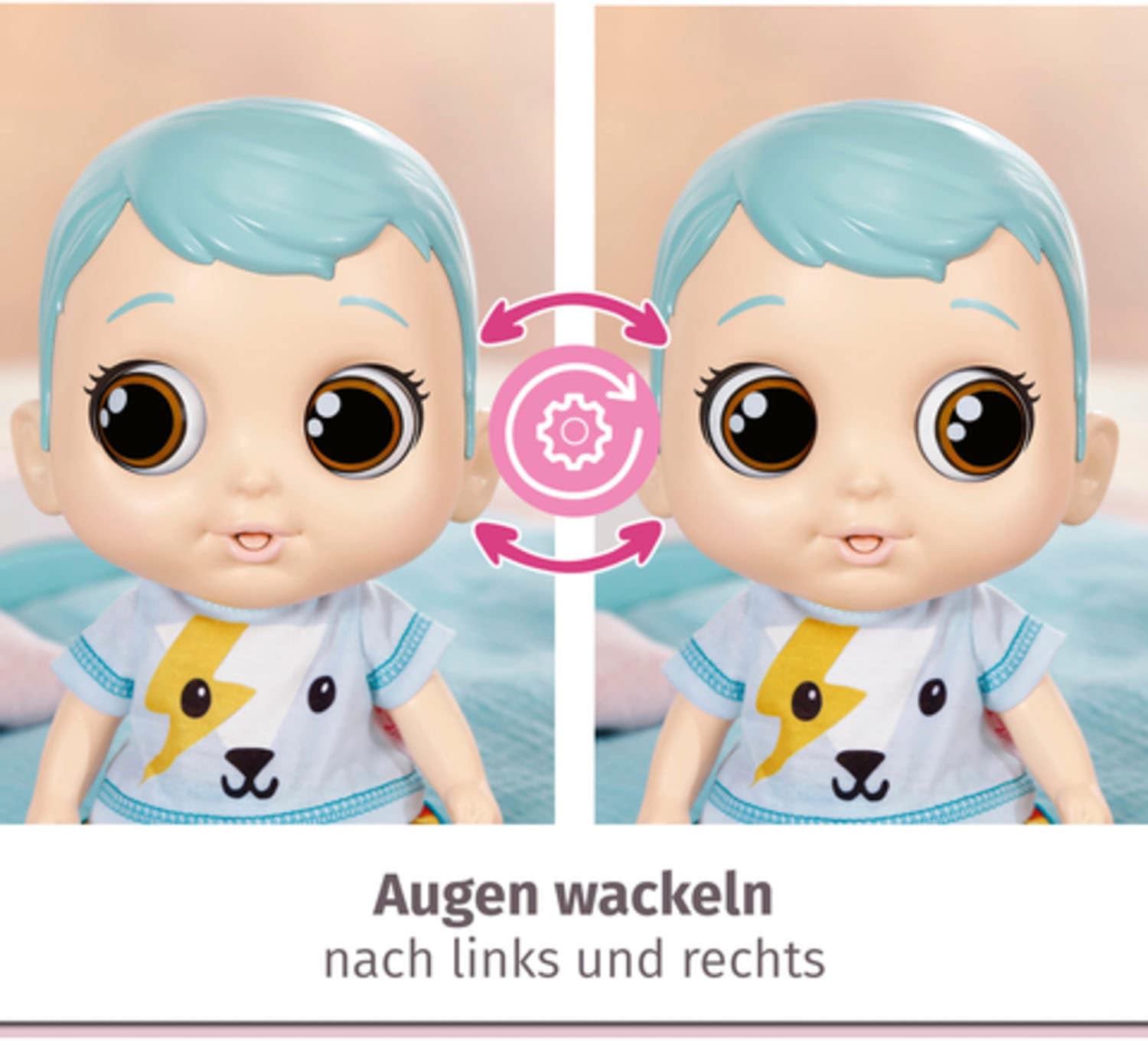 Zapf Creation® Babypuppe »Chou Chou Baby, Blau«, mit Soundeffekten und limitiertem Schlafanzug