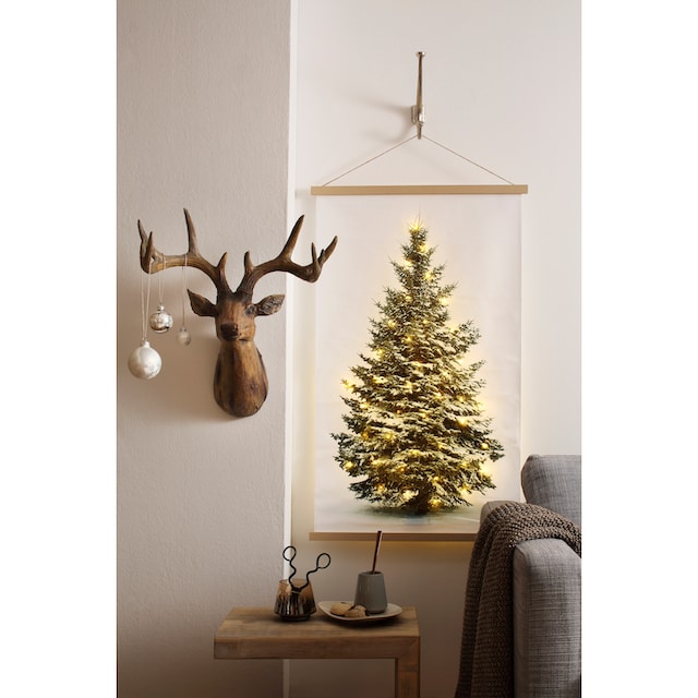 | cm ca. »Wandbehang, (1 St.), affaire Weihnachten, Home Jelmoli-Versand Weihnachtsdeko«, 107 Höhe LED-Bild online kaufen