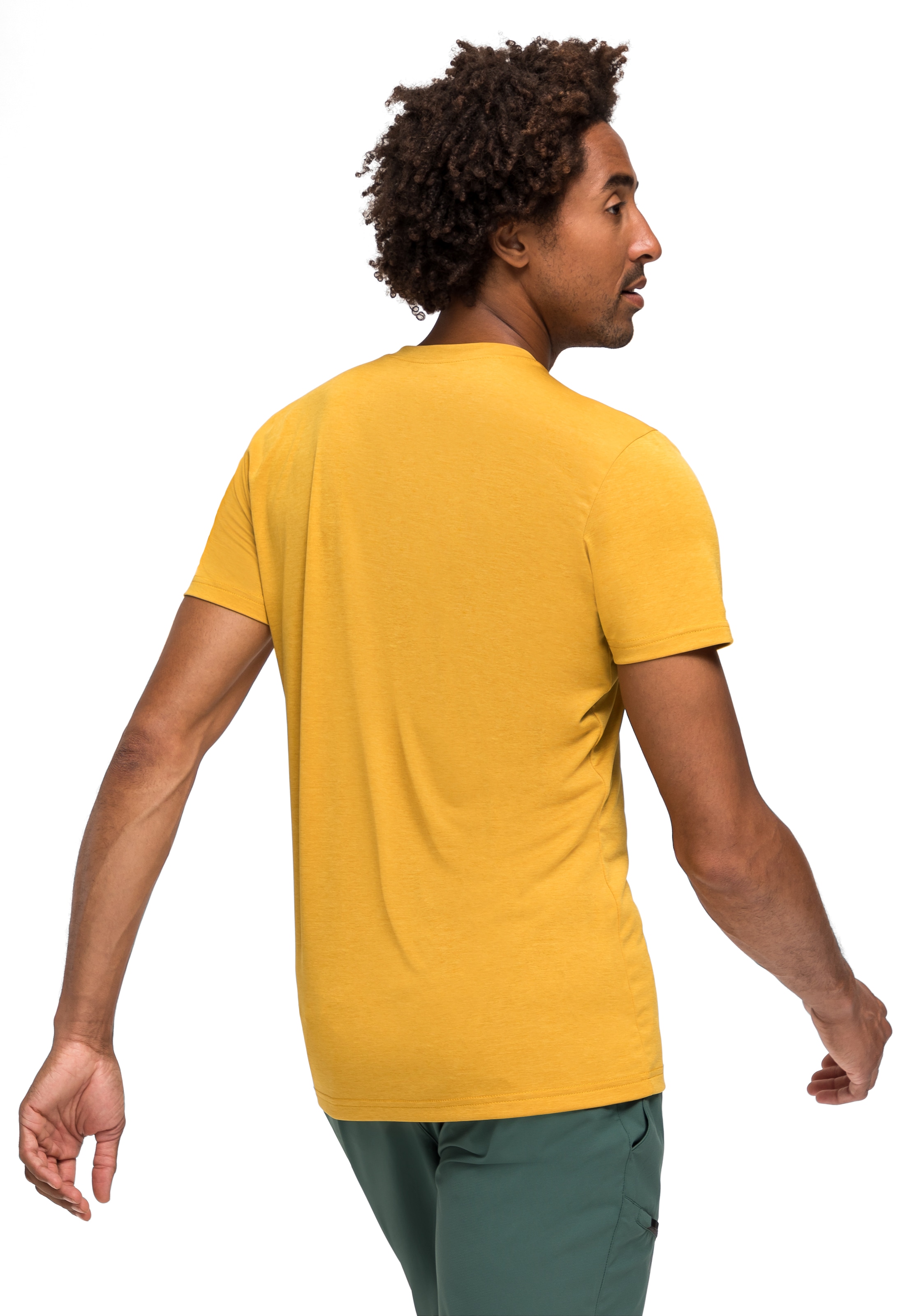 Maier Sports T-Shirt »Tistam S/S M«, Herren Kurzarmshirt mit Print für Wandern und Freizeit