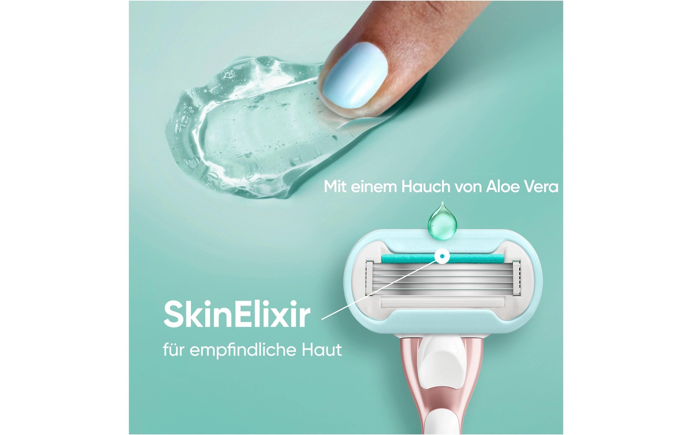 Gillette Venus Nassrasierer »Pro Smooth Sensitive 3er + Handstück«