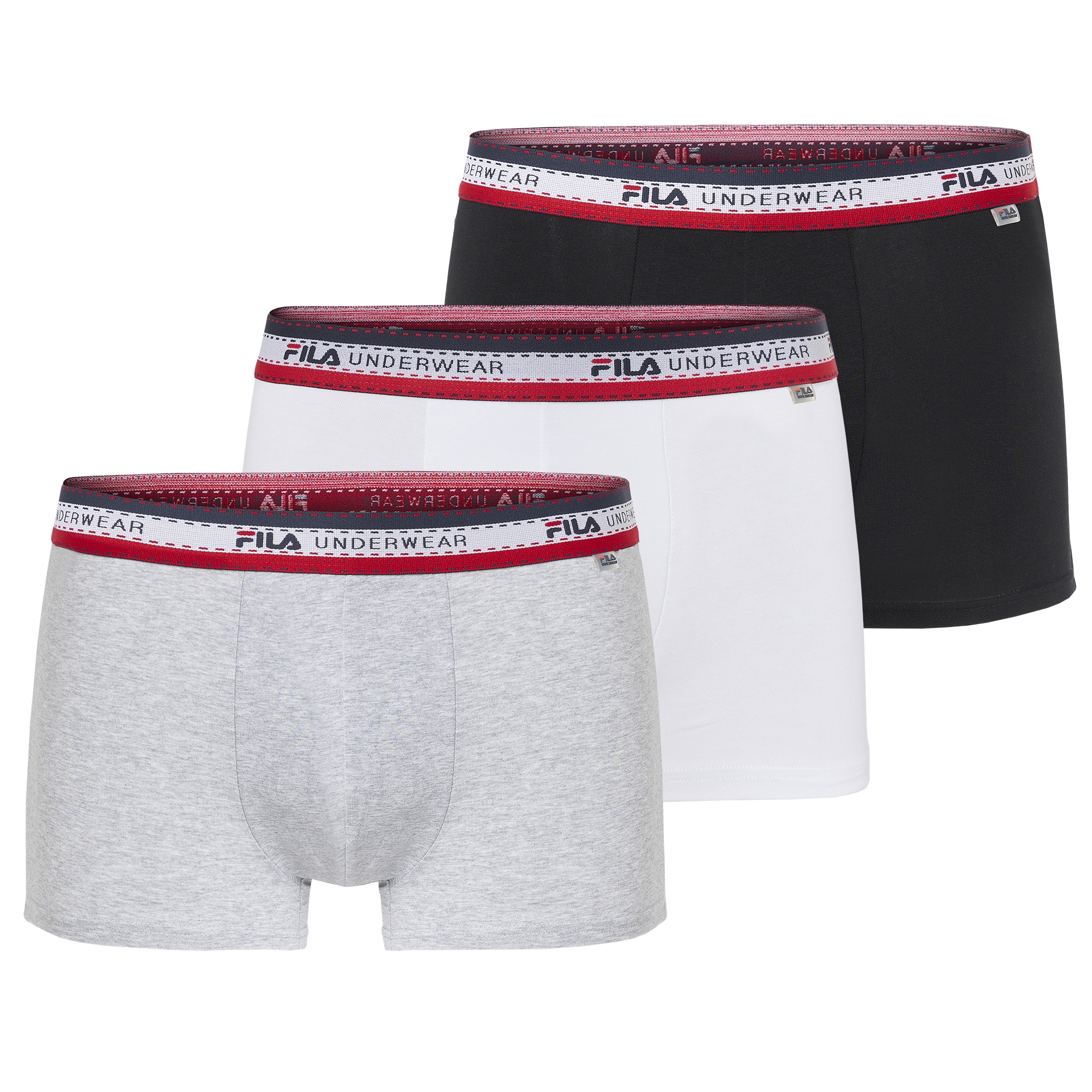 Fila Boxershorts »MAN BOXER SHORTS« 3er Pack, elastischer Logo-Webbund, ohne Eingriff
