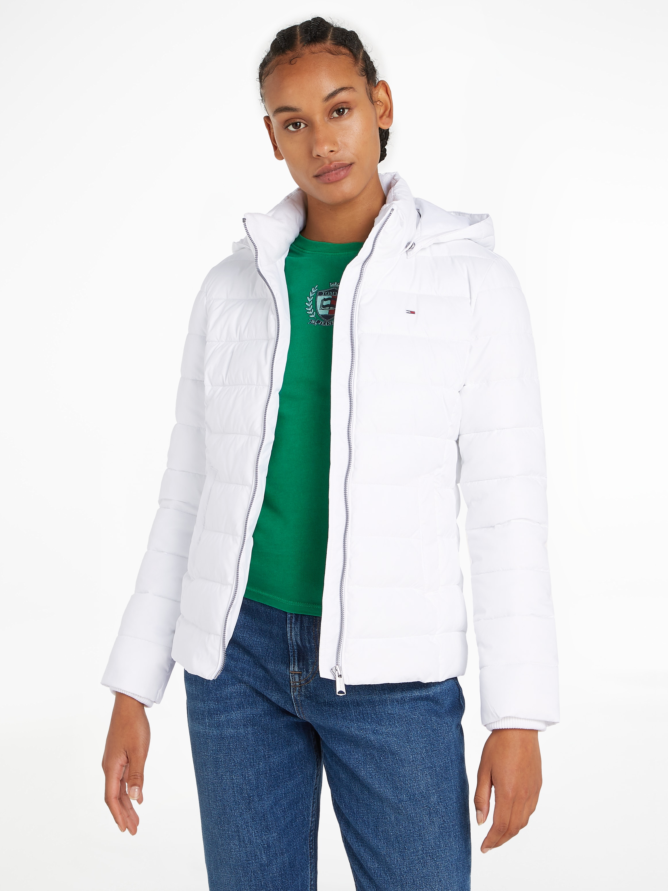 Steppjacke »TJW BASIC HOODED JACKET«, mit Kapuze, mit Kapuze