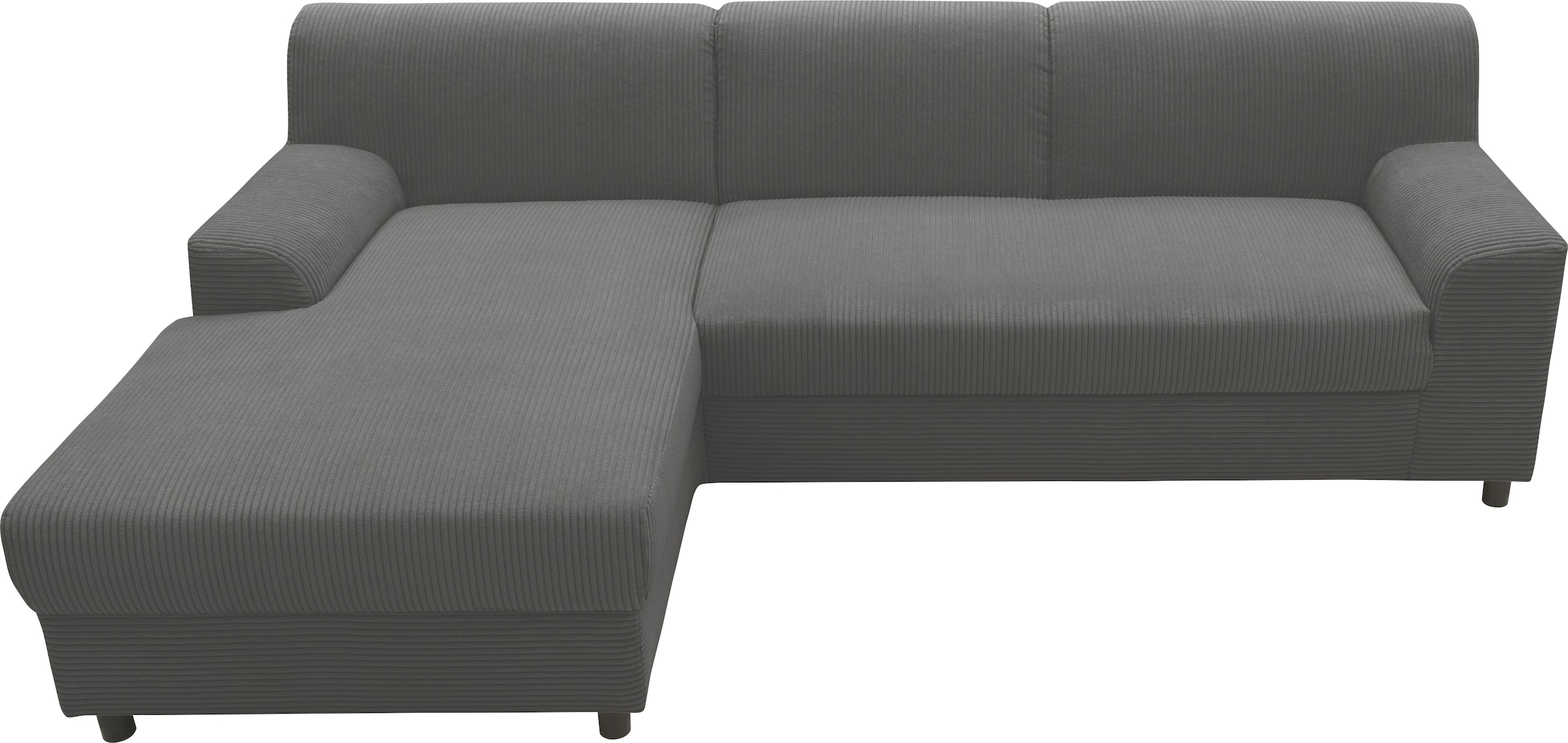 INOSIGN Ecksofa »Turah 2, L-Form, in Cord u. wasserabweisender Microfaser, Federkern«, B/T/H: 241/146/79 cm, incl. Zierkissen, wahlweise mit Bettfunktion