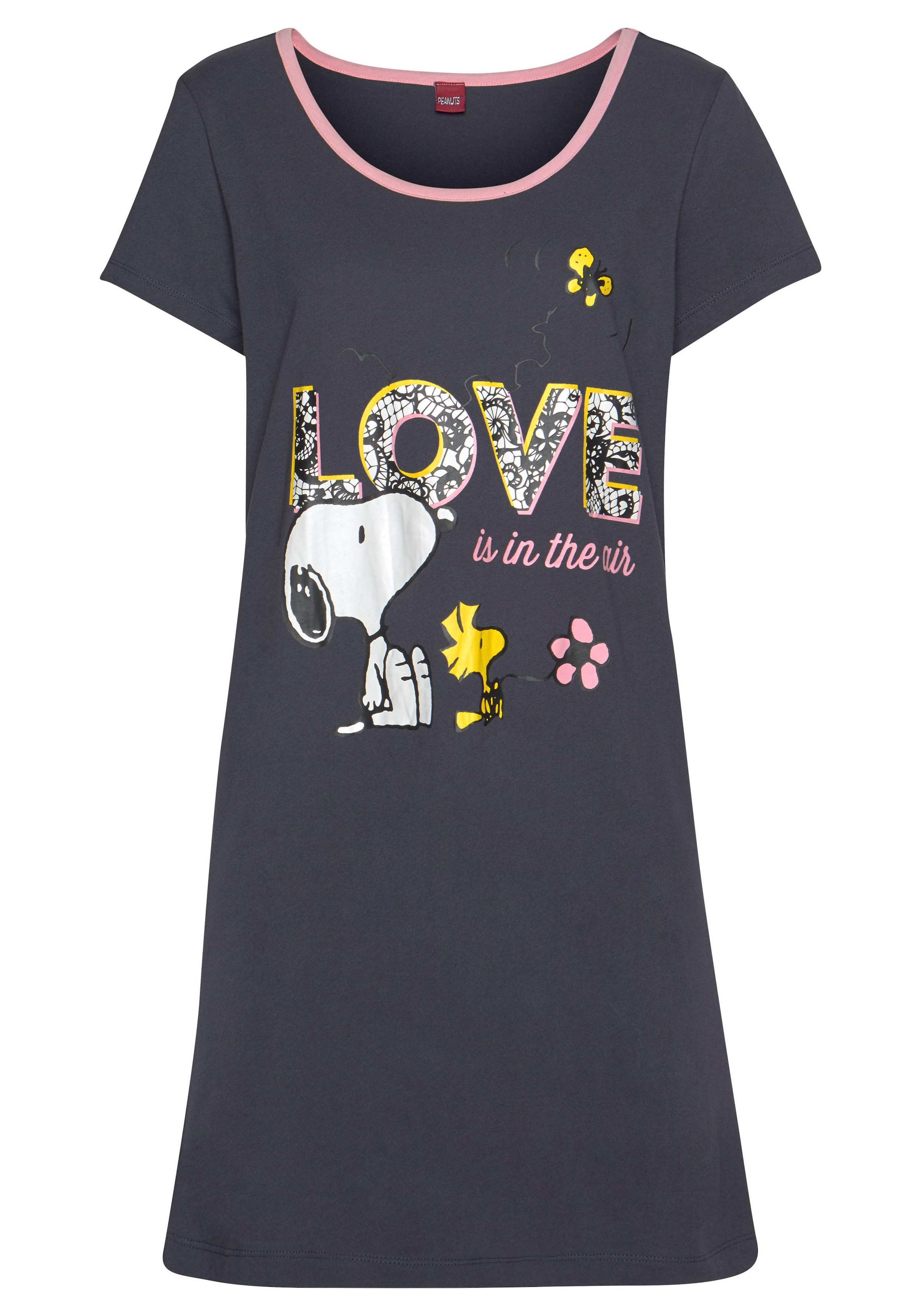 Peanuts Sleepshirt, mit grossem Snoopy-Motiv