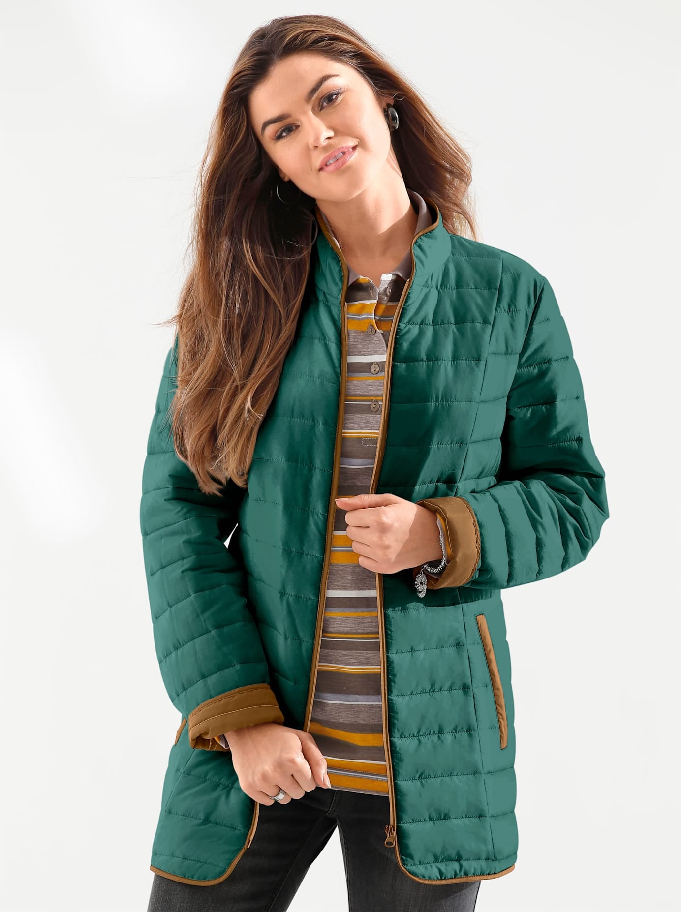 Classic Basics Steppjacke, ohne Kapuze