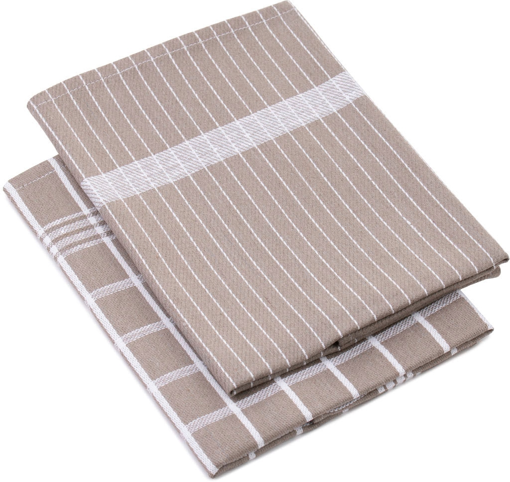 Gözze Geschirrtuch »Geschirrtücher, Des. 60056«, (Set, 4 tlg.), aus 100% recycelten Materialien