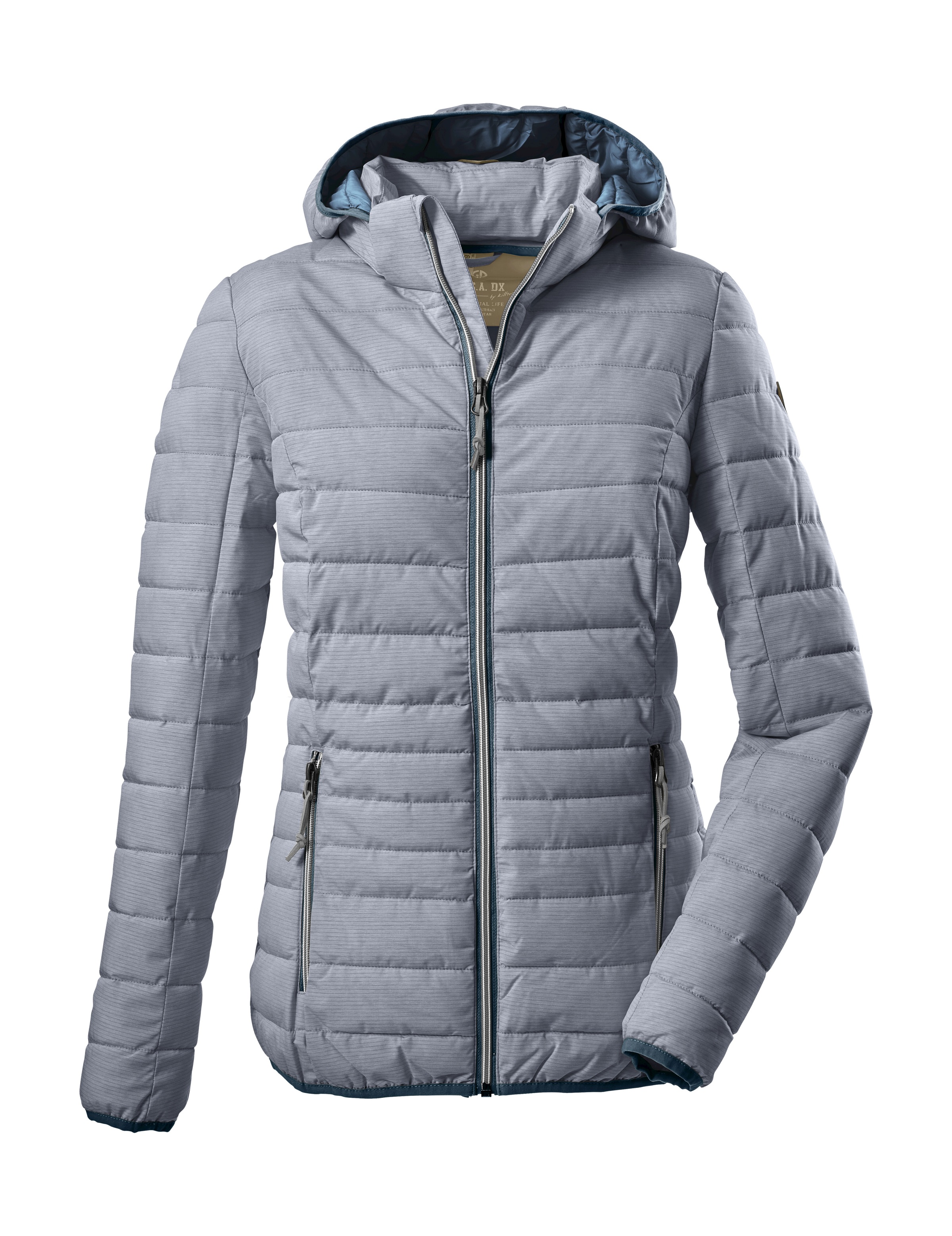 G.I.G.A. DX by killtec Steppjacke »Uyaka Stripe« Leichte, warme Steppjacke mit abnehmbarer Kapuze und Zipper-Taschen