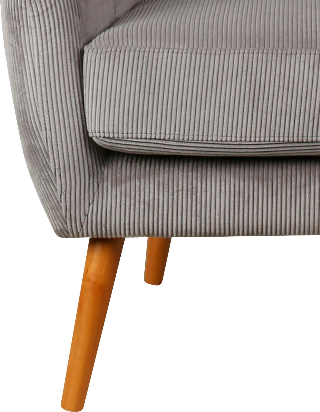 Home affaire Ohrensessel »Yamuna«, mit Sitzpolsterung, Gestell und Füsse aus Massivholz, Sitzhöhe 47 cm