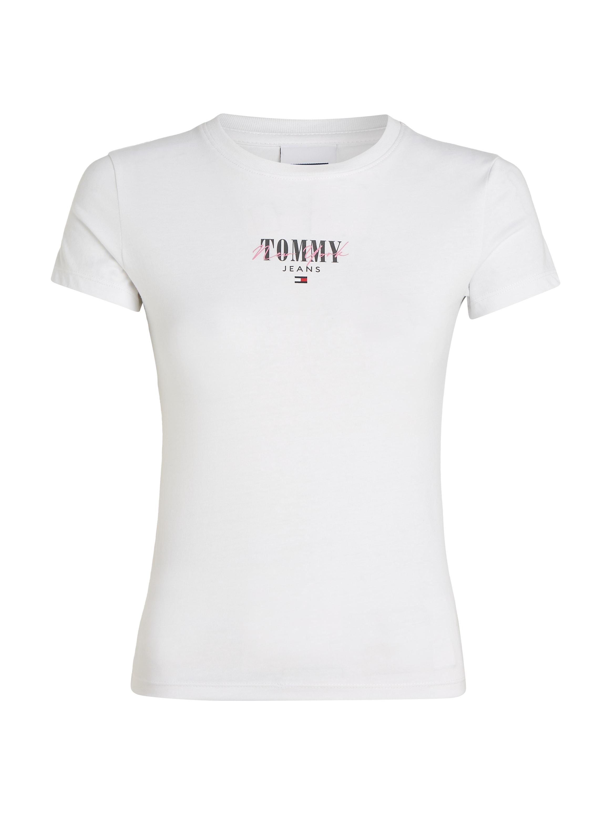 Tommy Jeans Curve T-Shirt »TJW SLIM ESSNTL LOGO 1 TEE EXT«, Grosse Grössen