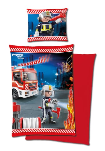 Playmobil® Wendebettwäsche »Renforcé-Bettwäsche »Playmobil Feuerwehr««, (2 tlg.) kaufen