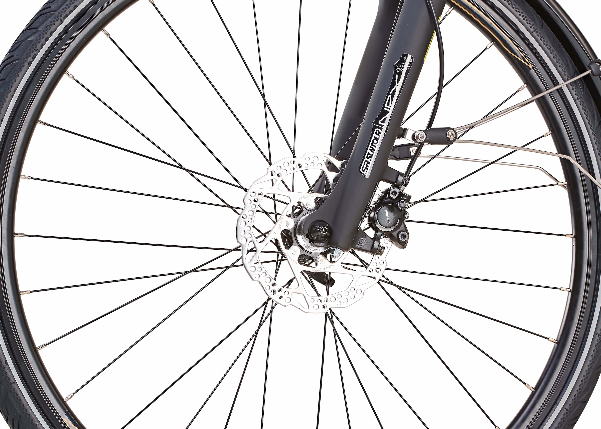 Prophete E-Bike »Entdecker eSport«, 10 Gang, Shimano, Deore, Mittelmotor 250 W, Pedelec, Elektrofahrrad für Damen u. Herren
