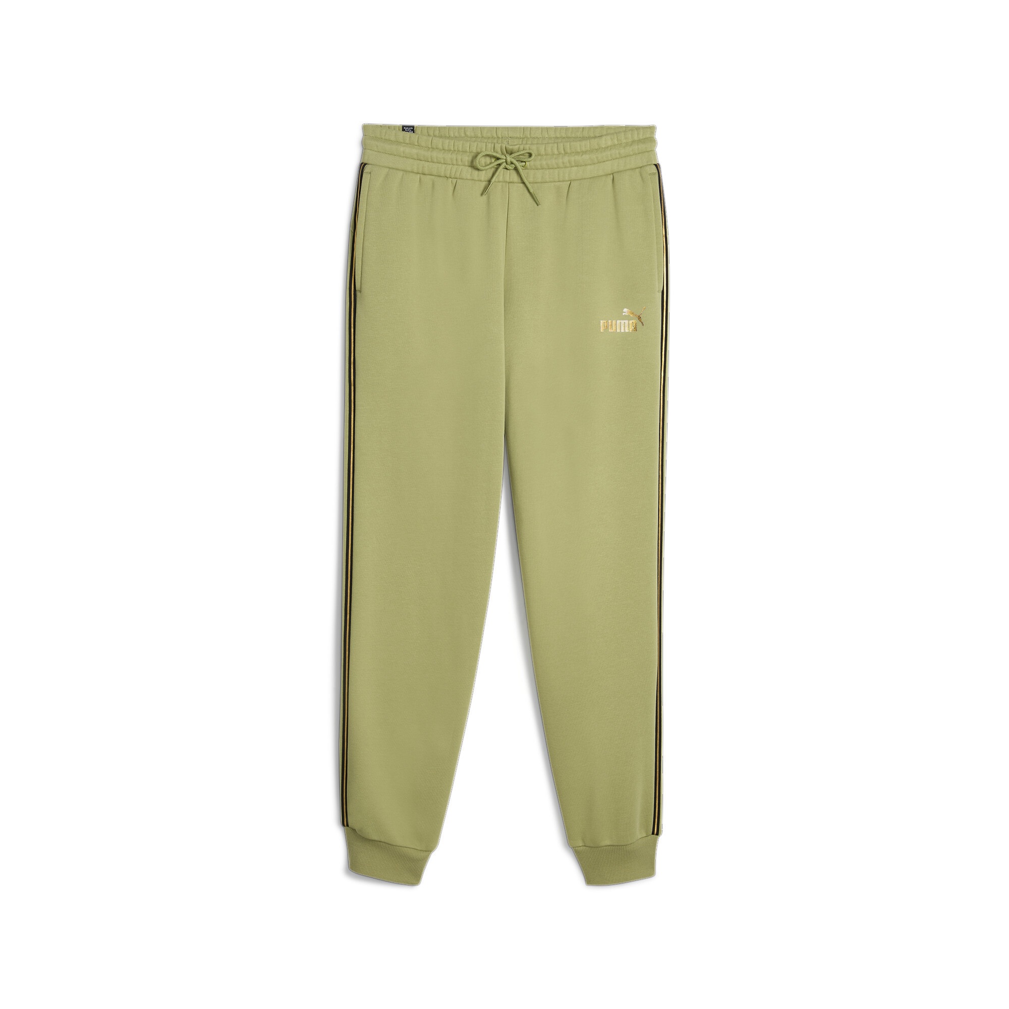 PUMA Trainingshose »ESS TAPE MINIMAL GOLD SWEATPANTS FL« sportlicher Stil, für Training, aus Baumwolle und Polyester