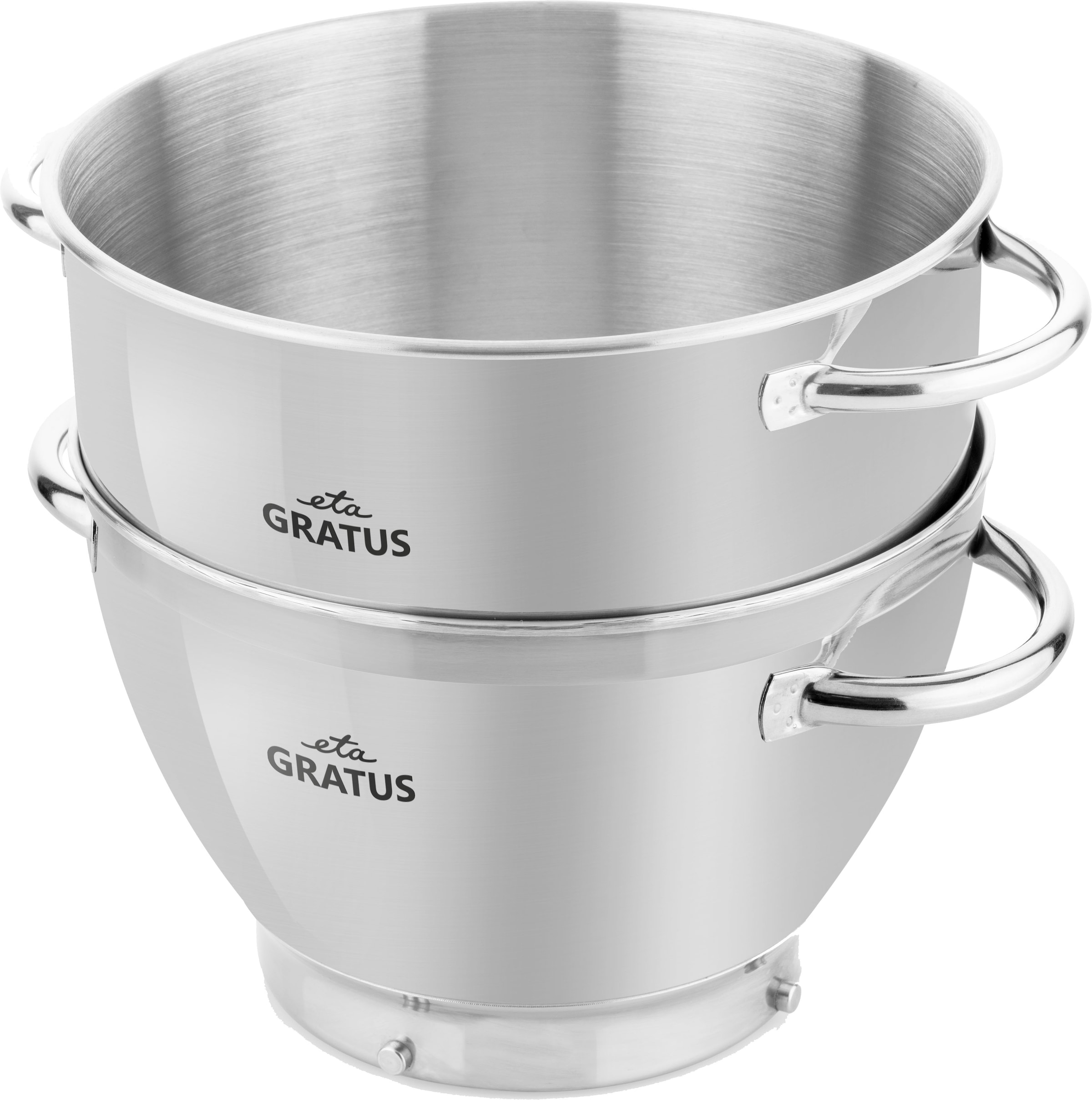eta Küchenmaschinenschüssel »ETA002899003«, 1 tlg., aus Edelstahl, 3,5l, mit Griffen, Zubehör für Küchenmaschine Gratus ETA 0028